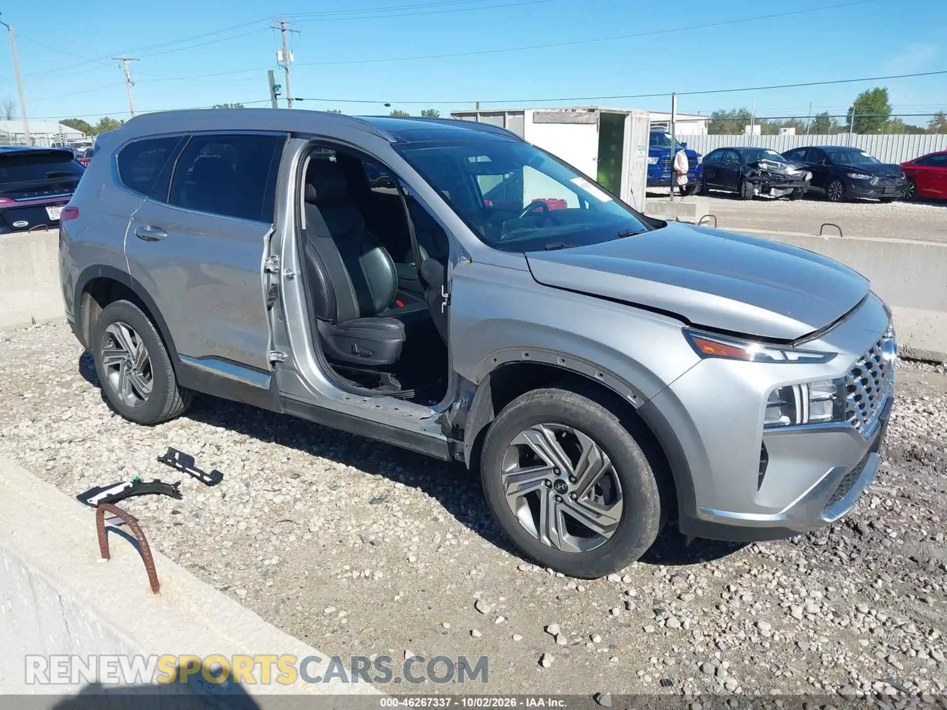 1 Photograph of a damaged car 5NMS3DAJXMH321032 HYUNDAI SANTA FE 2021