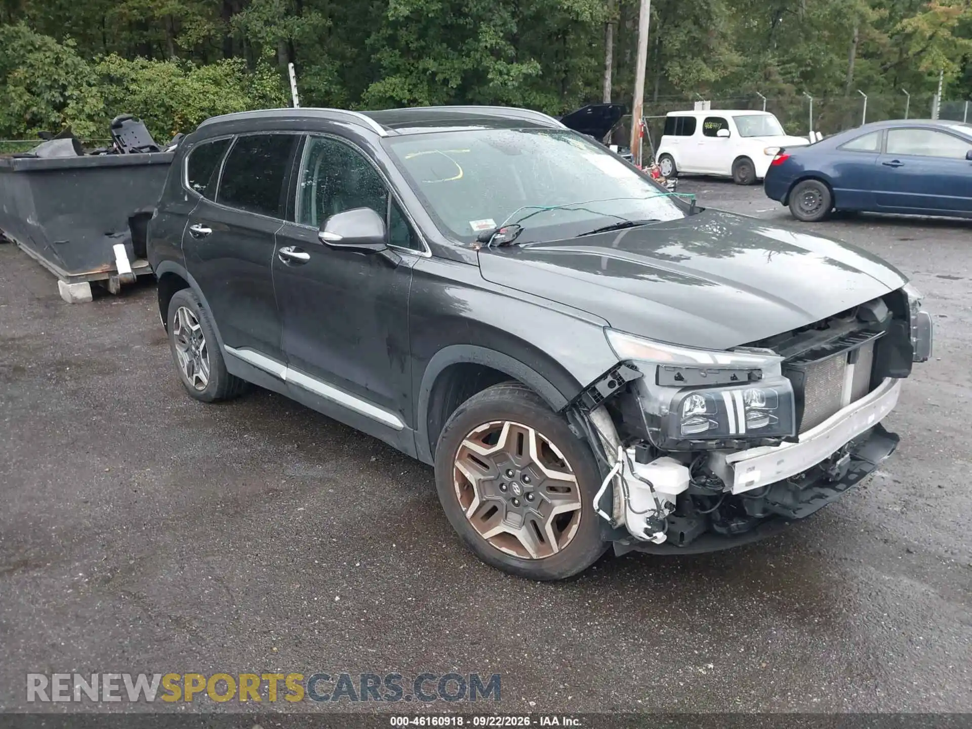 1 Photograph of a damaged car 5NMS44AL1MH317871 HYUNDAI SANTA FE 2021