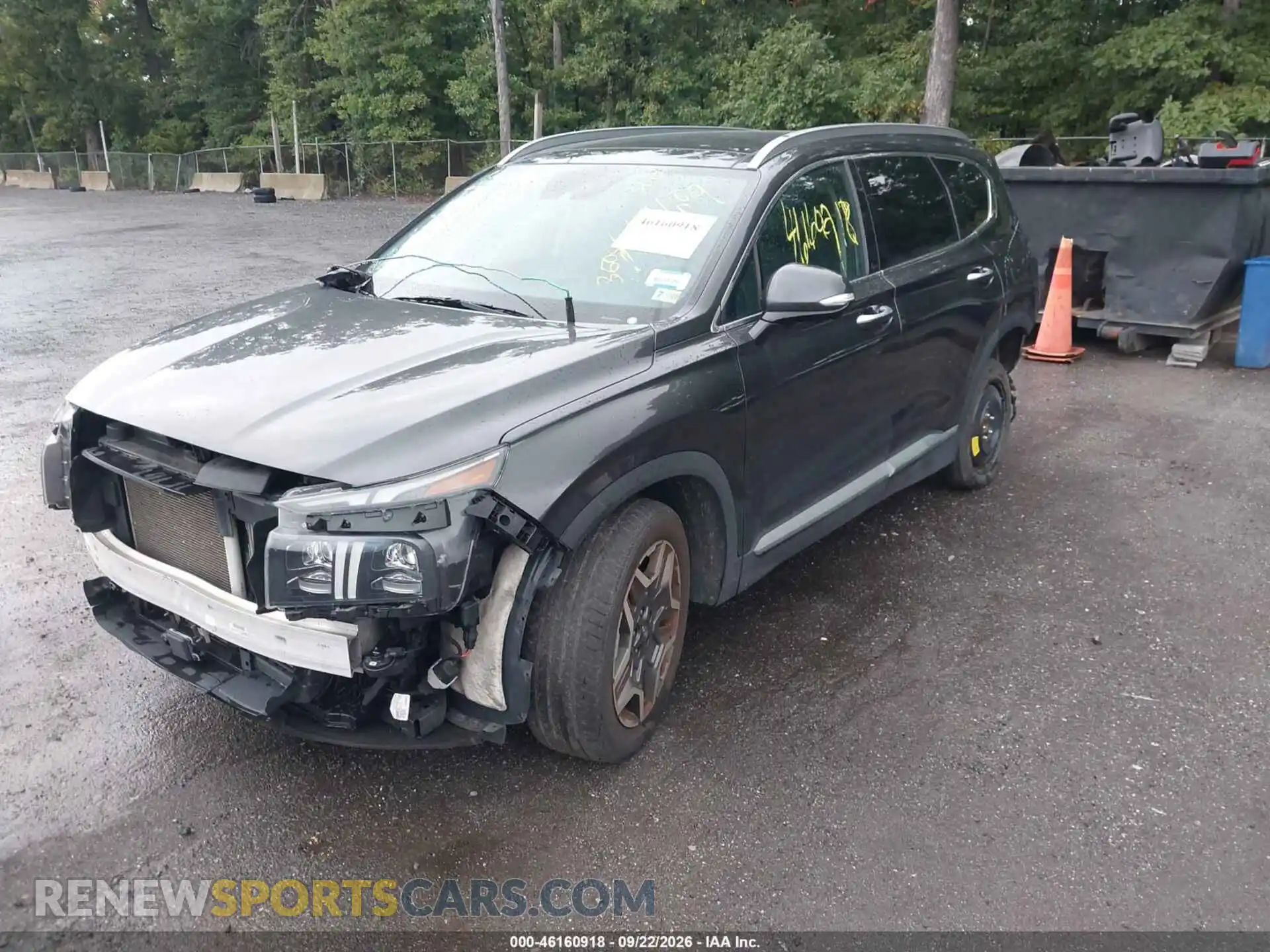 2 Photograph of a damaged car 5NMS44AL1MH317871 HYUNDAI SANTA FE 2021