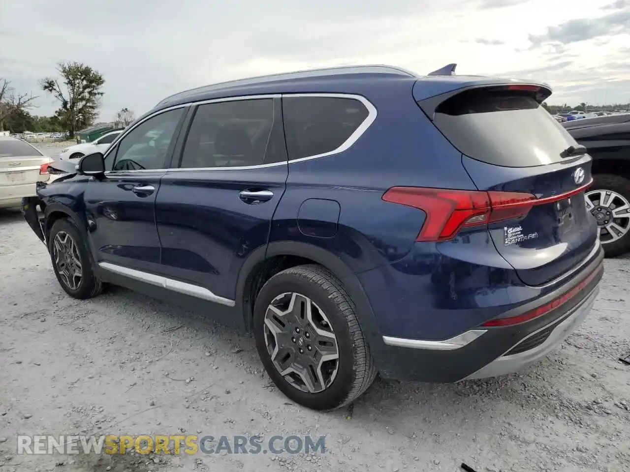 2 Photograph of a damaged car 5NMS44AL1MH322634 HYUNDAI SANTA FE 2021