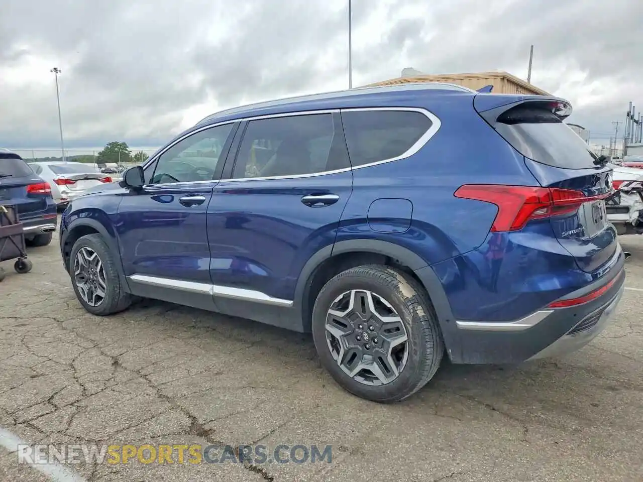 2 Photograph of a damaged car 5NMS44AL2MH320746 HYUNDAI SANTA FE 2021