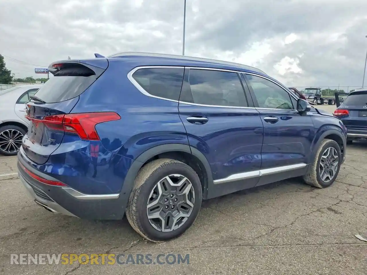 3 Photograph of a damaged car 5NMS44AL2MH320746 HYUNDAI SANTA FE 2021