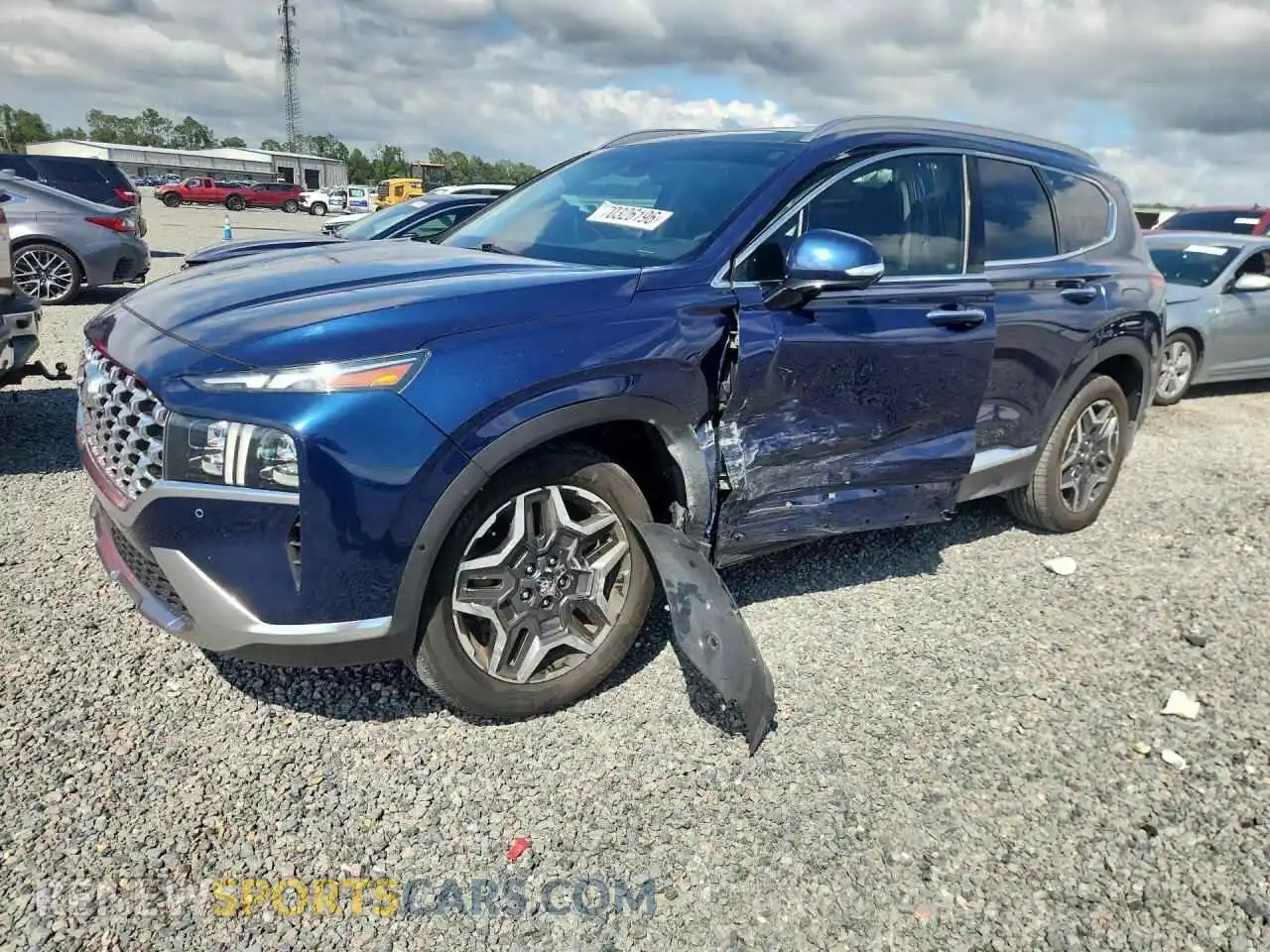 1 fotografías del automóvil dañado 5NMS44AL3MH362956 HYUNDAI SANTA FE 2021
