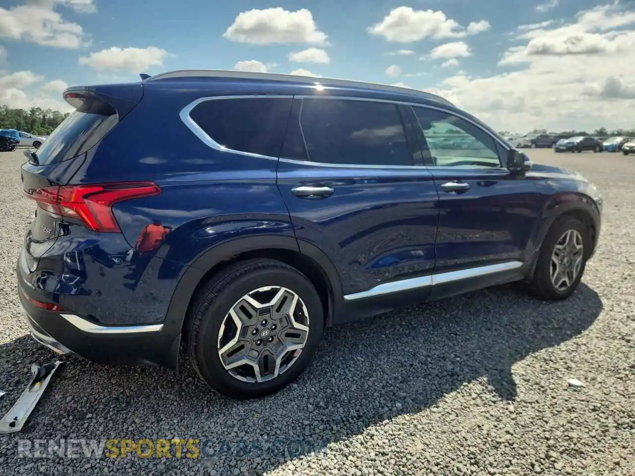 3 fotografías del automóvil dañado 5NMS44AL3MH362956 HYUNDAI SANTA FE 2021