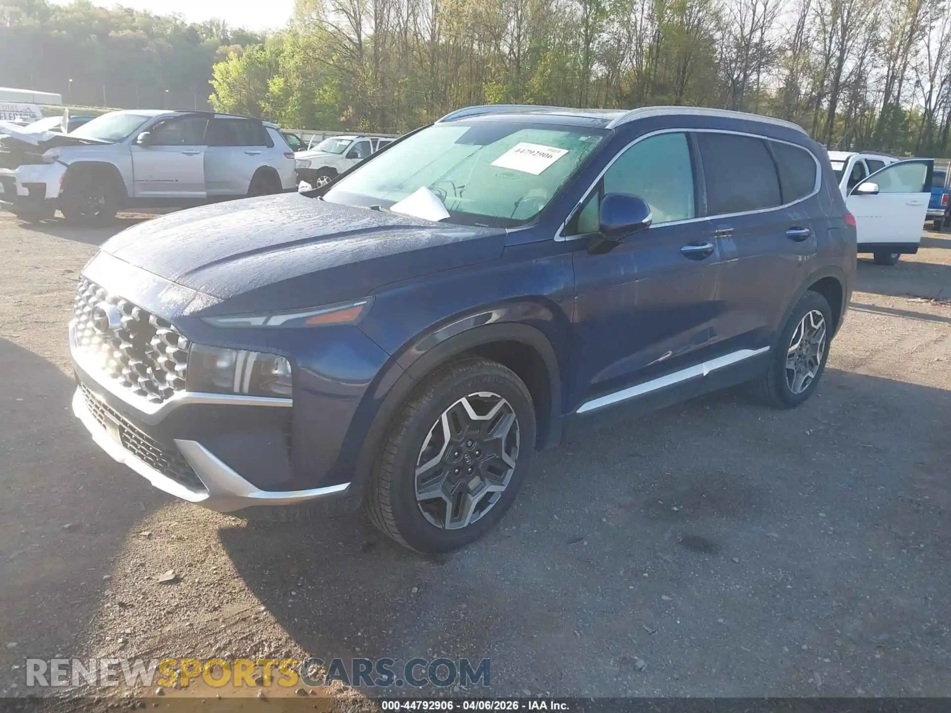 2 Photograph of a damaged car 5NMS44AL4MH368054 HYUNDAI SANTA FE 2021