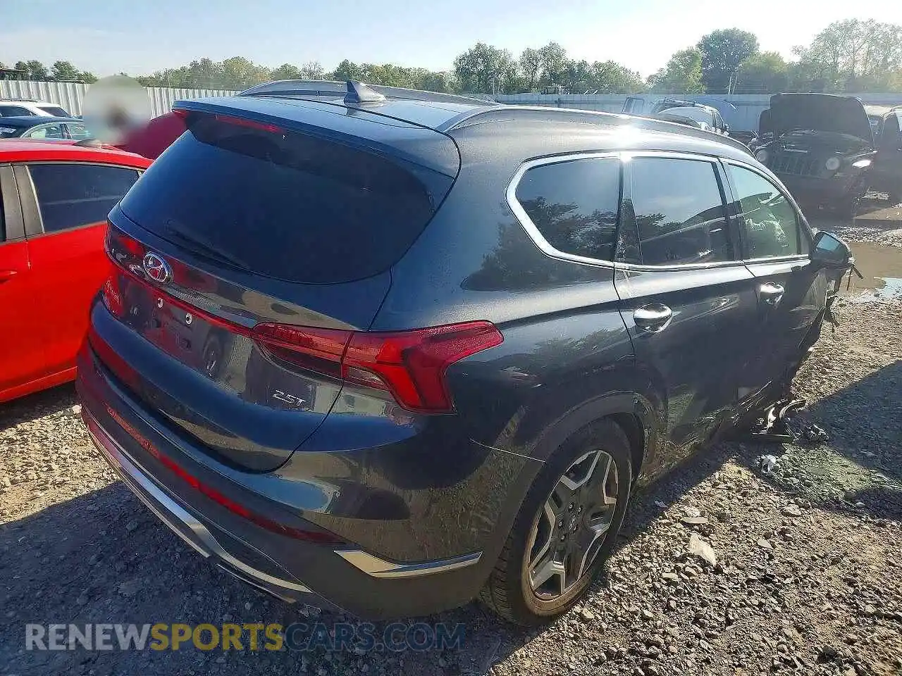 3 Photograph of a damaged car 5NMS44AL5MH319087 HYUNDAI SANTA FE 2021