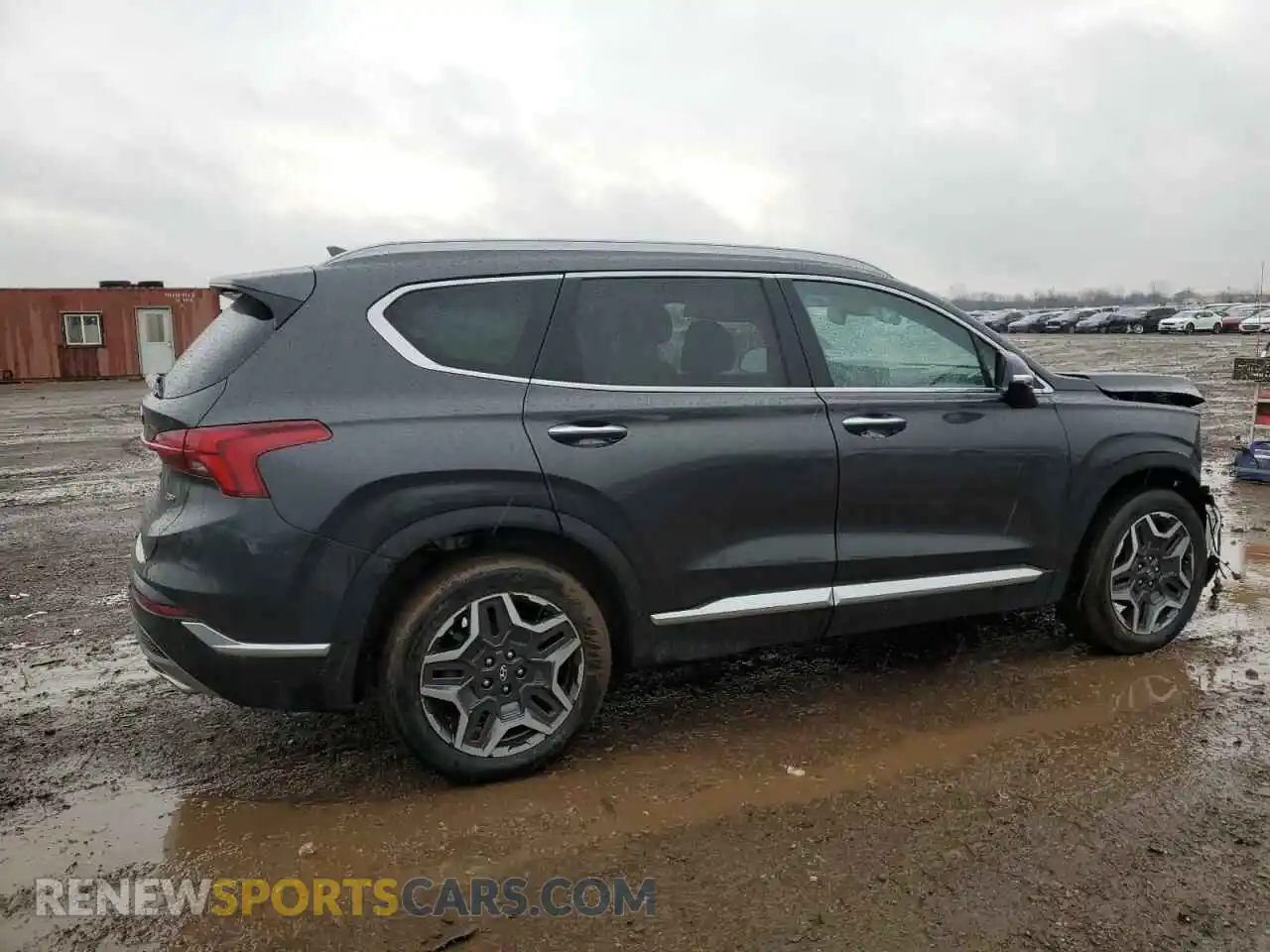 3 Photograph of a damaged car 5NMS44AL6MH335928 HYUNDAI SANTA FE 2021