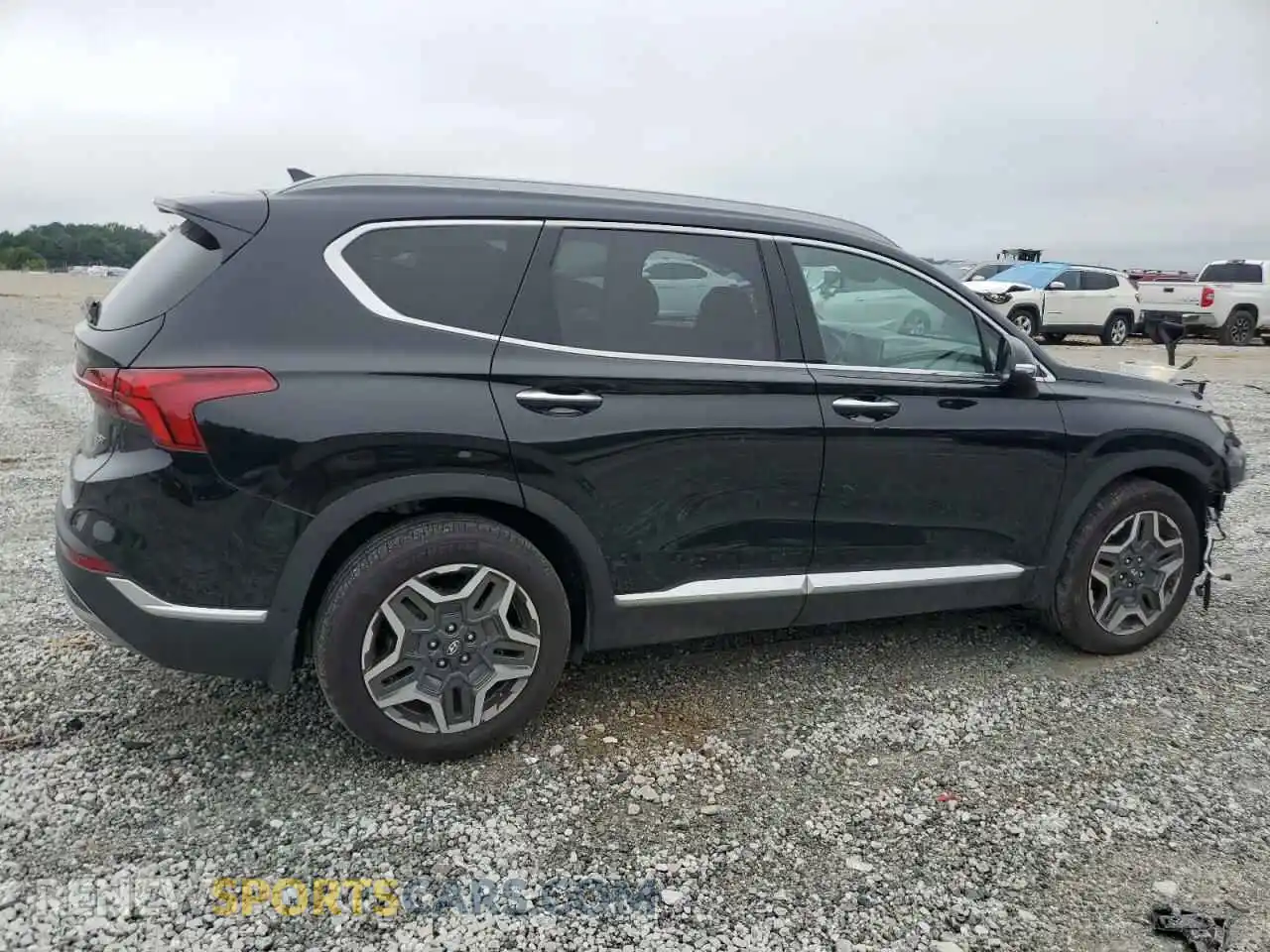 3 Photograph of a damaged car 5NMS44AL6MH347299 HYUNDAI SANTA FE 2021