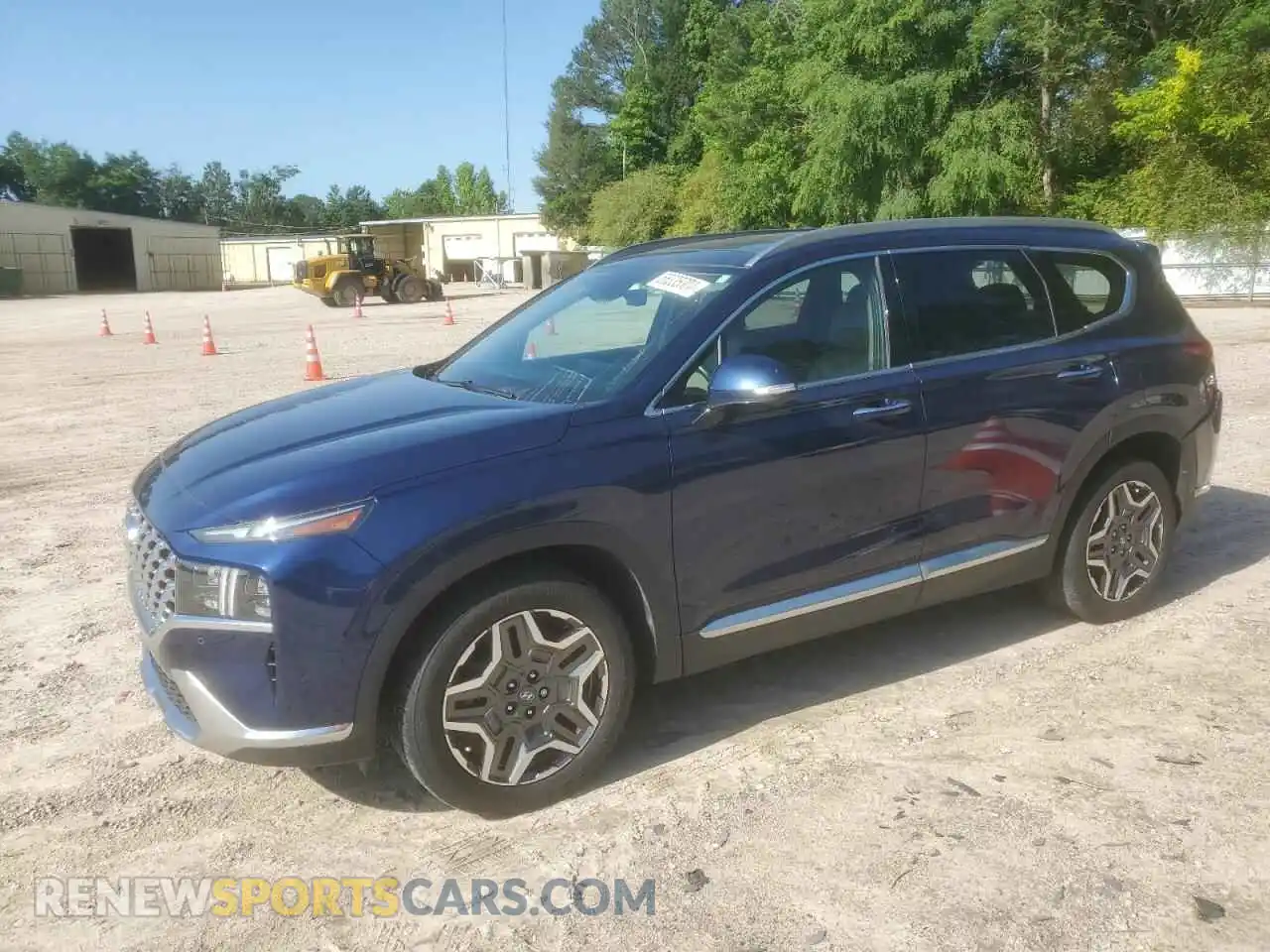 1 Photograph of a damaged car 5NMS44AL7MH323237 HYUNDAI SANTA FE 2021