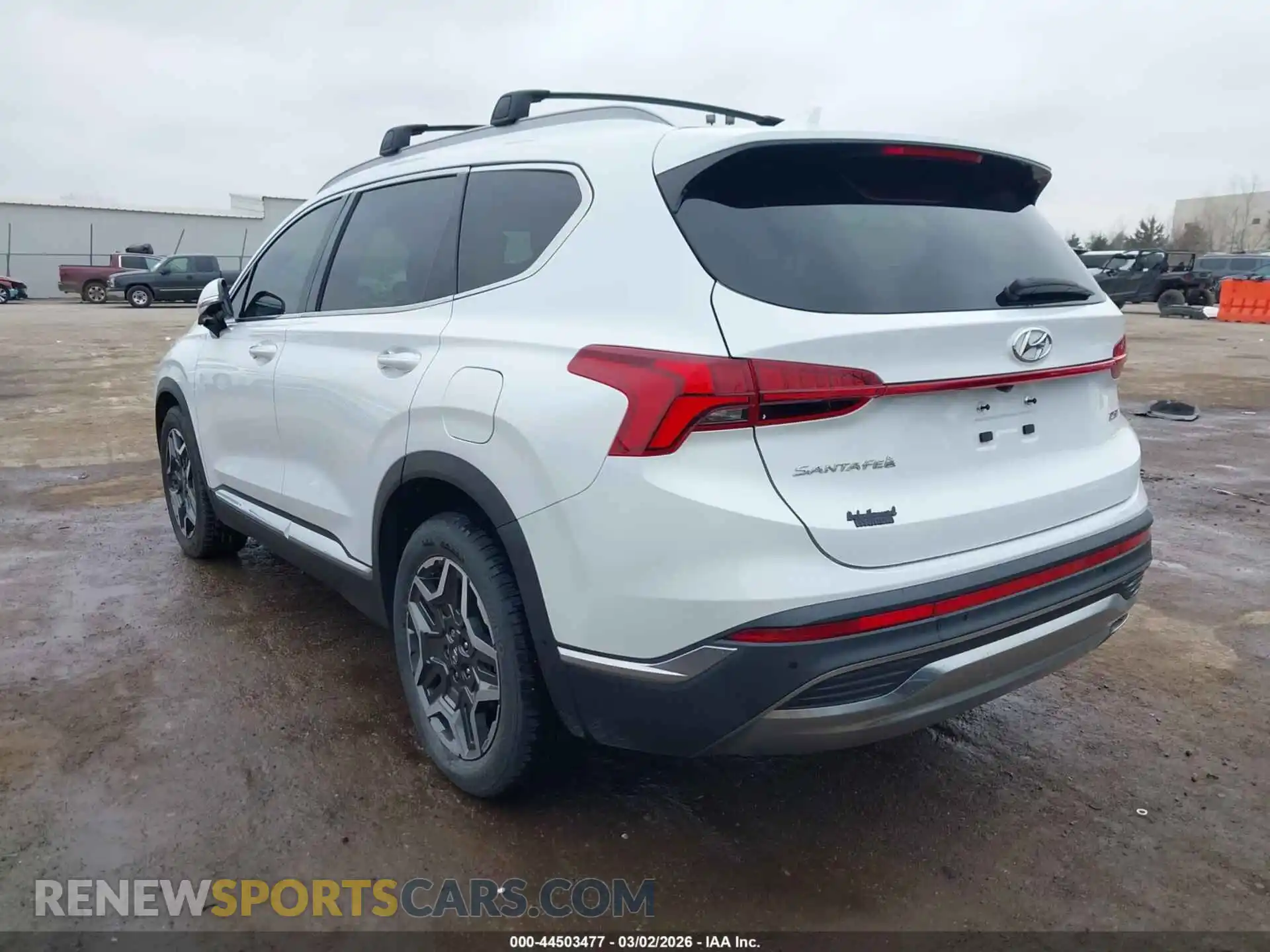 3 Photograph of a damaged car 5NMS44AL8MH316474 HYUNDAI SANTA FE 2021