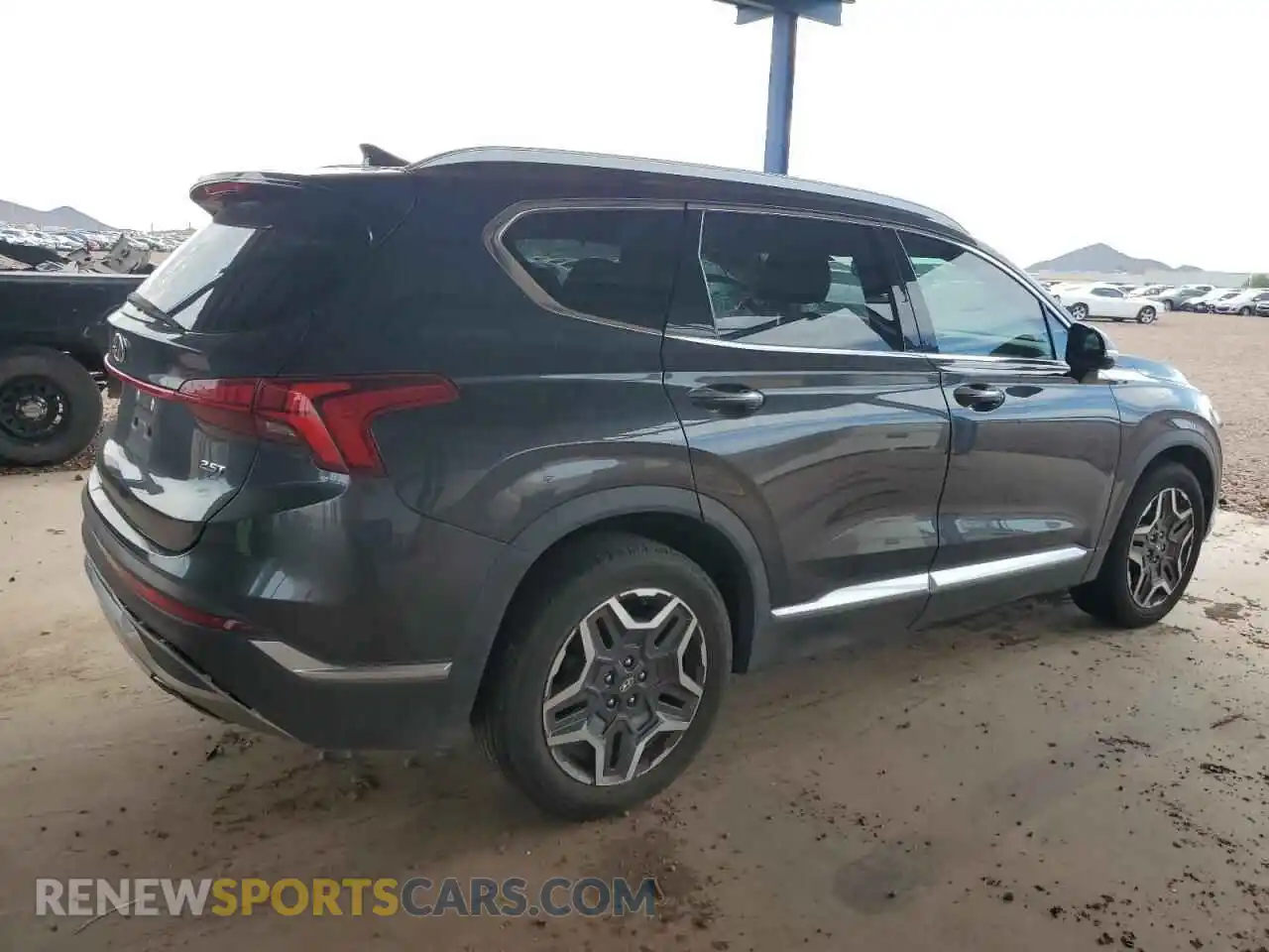3 Photograph of a damaged car 5NMS44AL8MH322856 HYUNDAI SANTA FE 2021