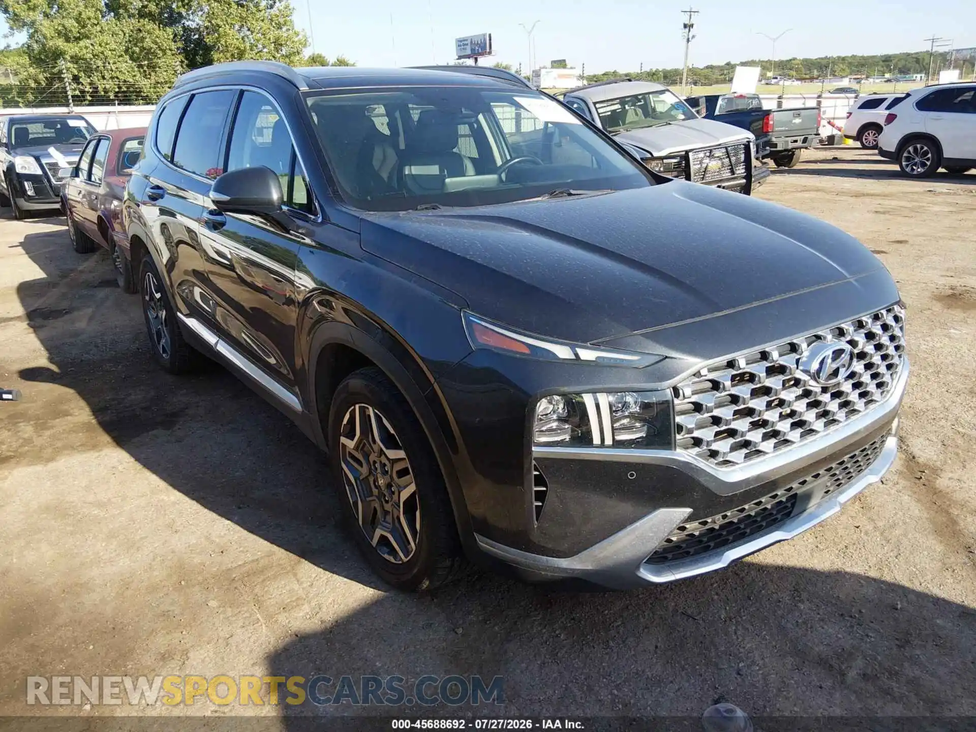 1 Фотография поврежденного автомобиля 5NMS44AL8MH335610 HYUNDAI SANTA FE 2021