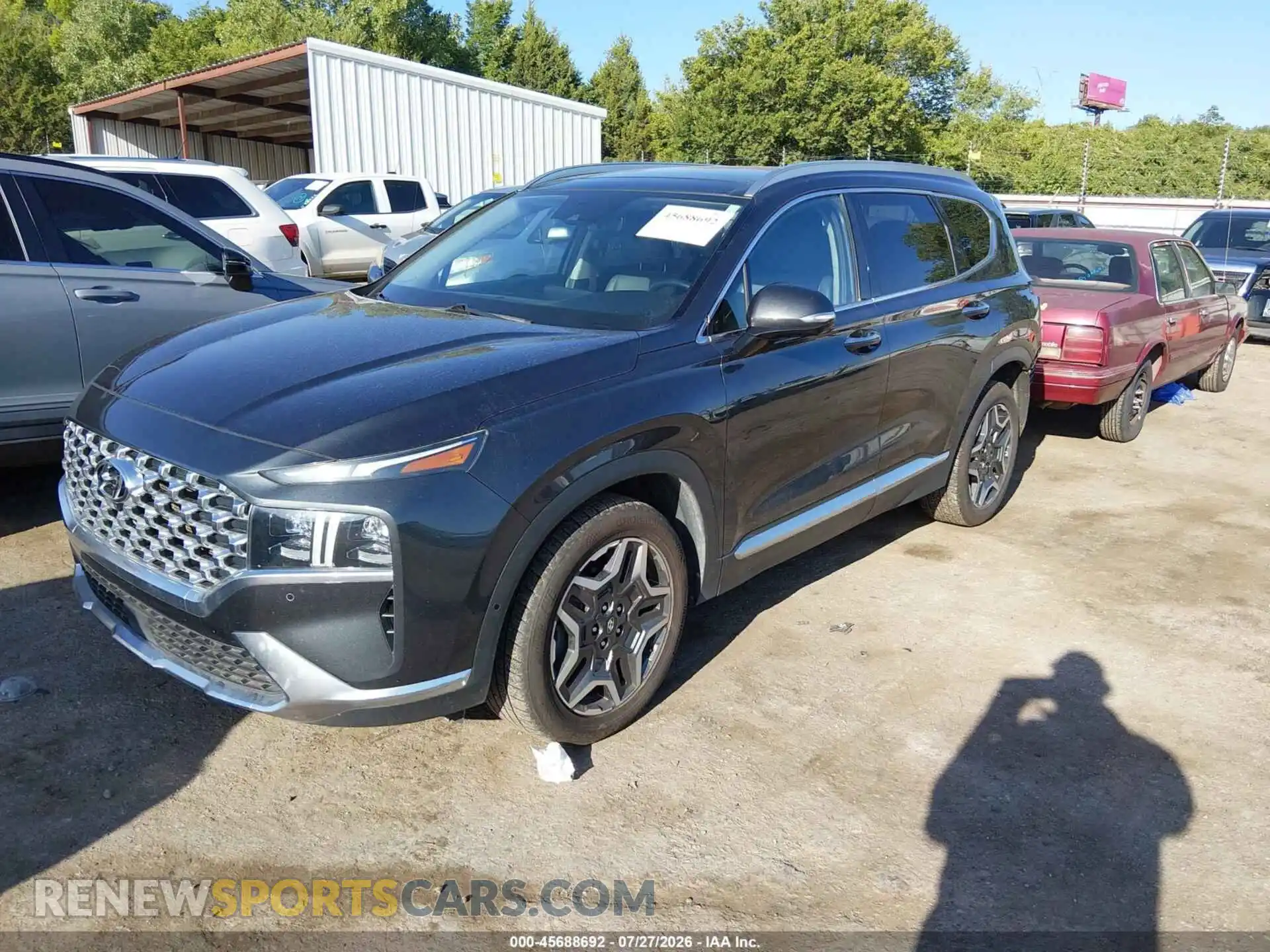 2 Фотография поврежденного автомобиля 5NMS44AL8MH335610 HYUNDAI SANTA FE 2021