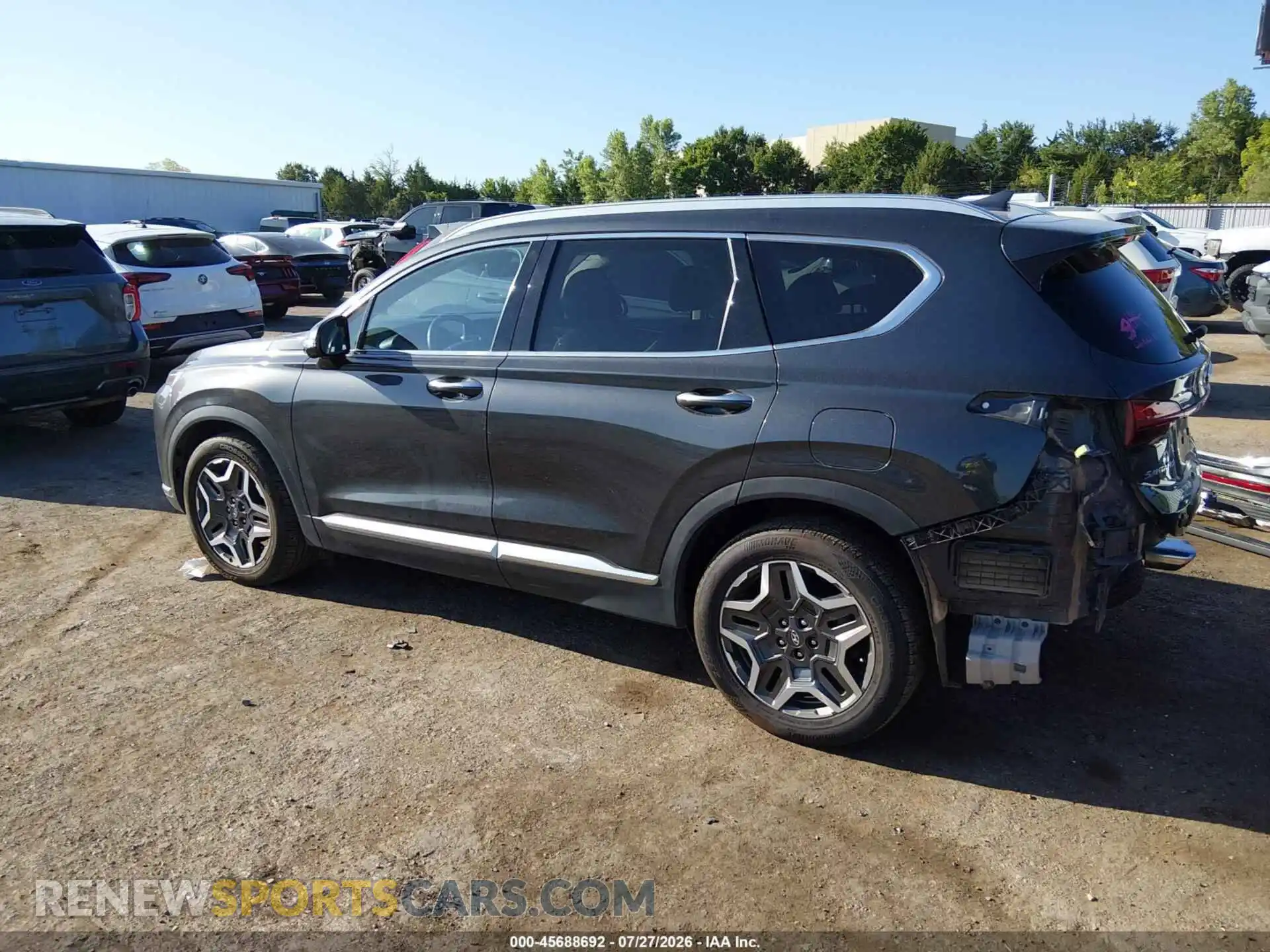 3 Фотография поврежденного автомобиля 5NMS44AL8MH335610 HYUNDAI SANTA FE 2021