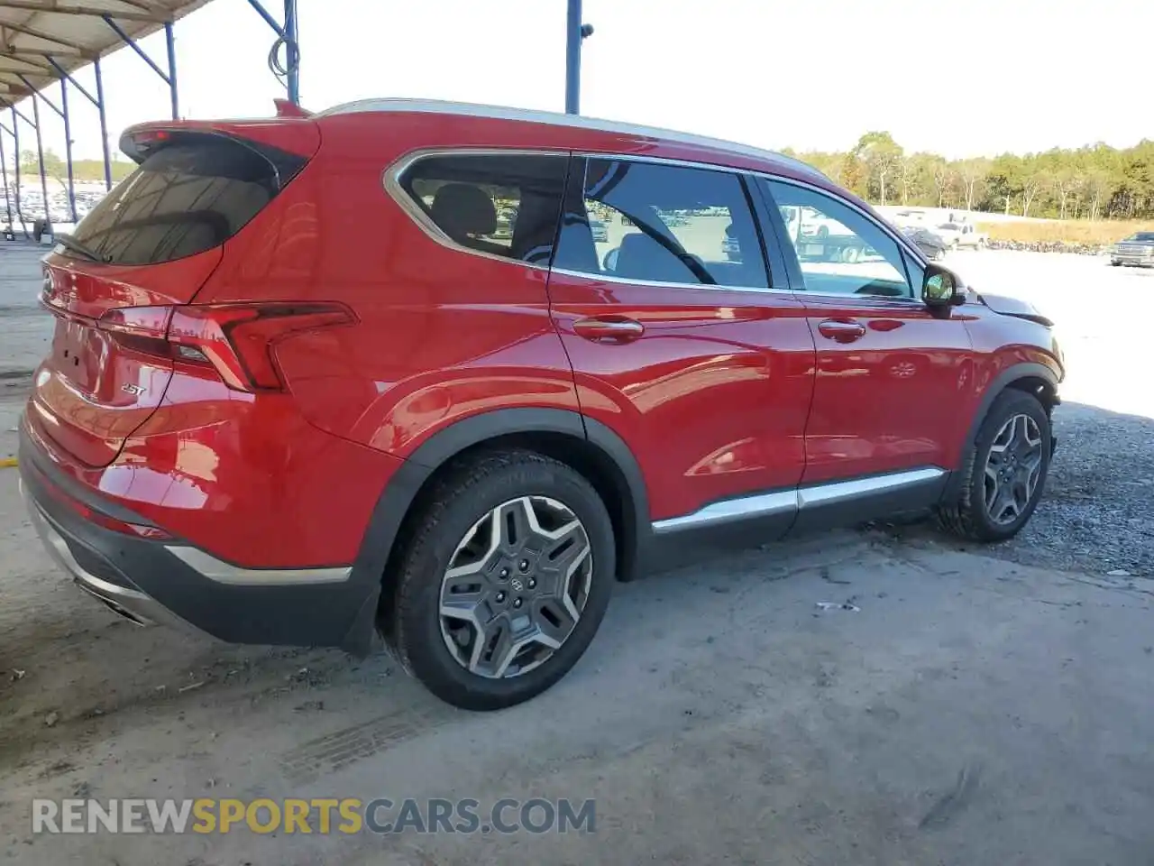 3 Photograph of a damaged car 5NMS44AL8MH336336 HYUNDAI SANTA FE 2021