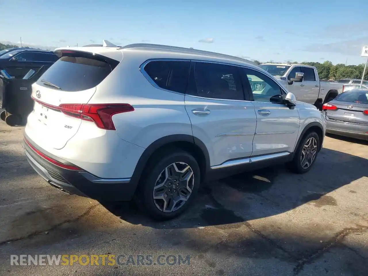 3 Photograph of a damaged car 5NMS44AL9MH326043 HYUNDAI SANTA FE 2021