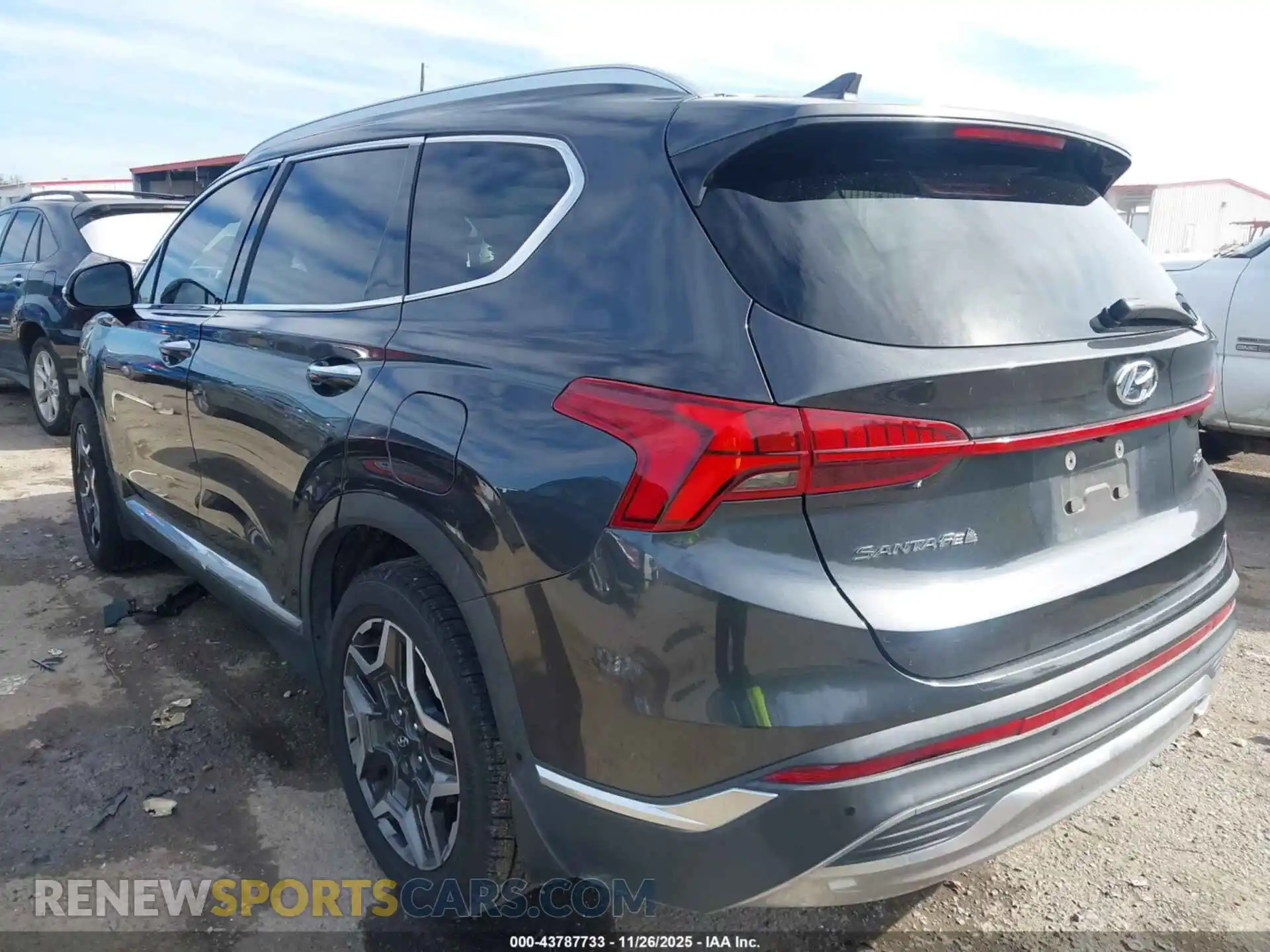 3 Фотография поврежденного автомобиля 5NMS44AL9MH333185 HYUNDAI SANTA FE 2021