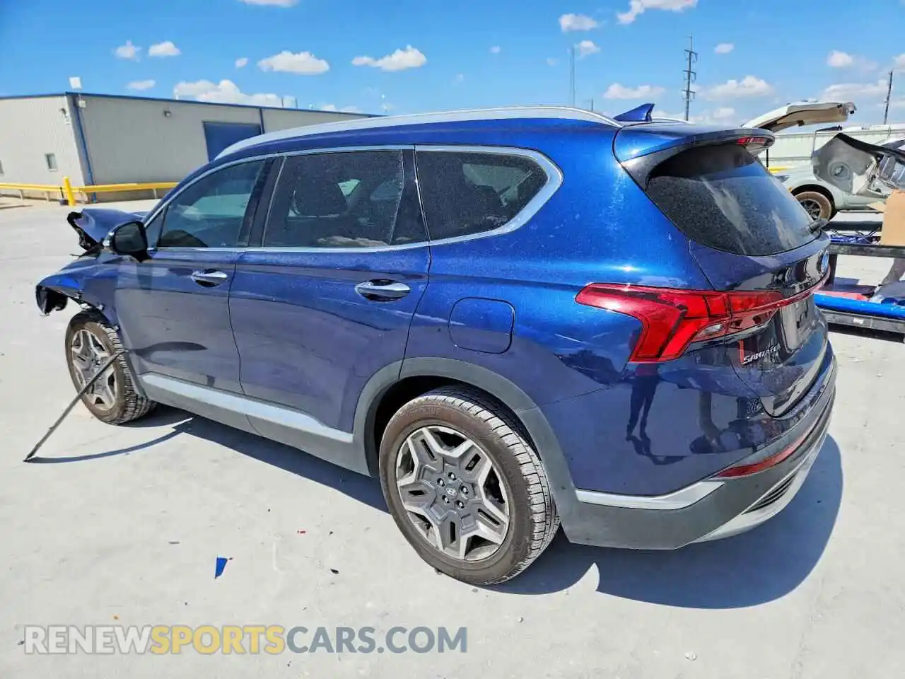 2 Photograph of a damaged car 5NMS44AL9MH338872 HYUNDAI SANTA FE 2021