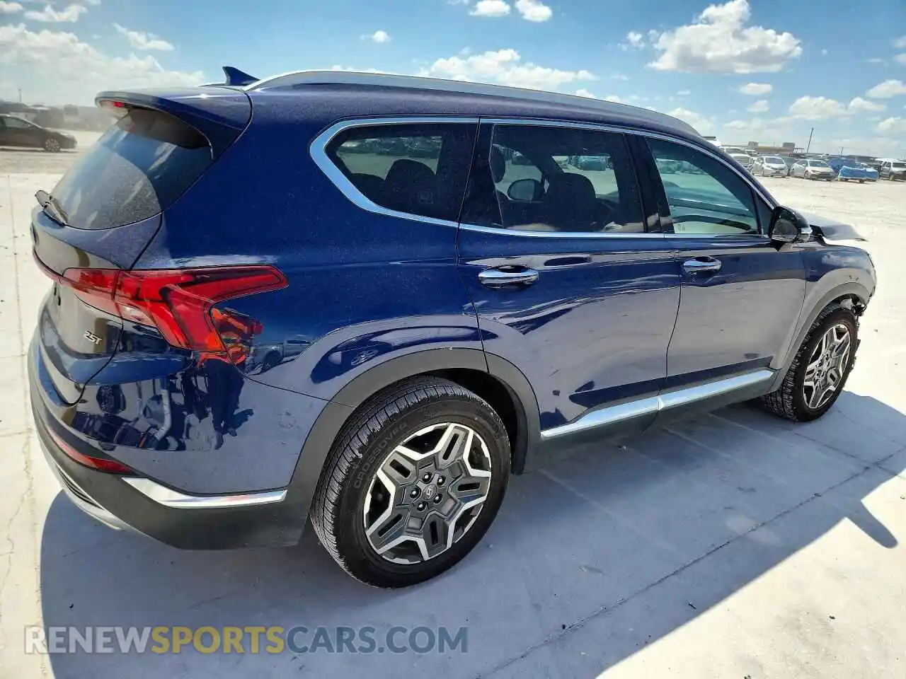 3 Photograph of a damaged car 5NMS44AL9MH338872 HYUNDAI SANTA FE 2021