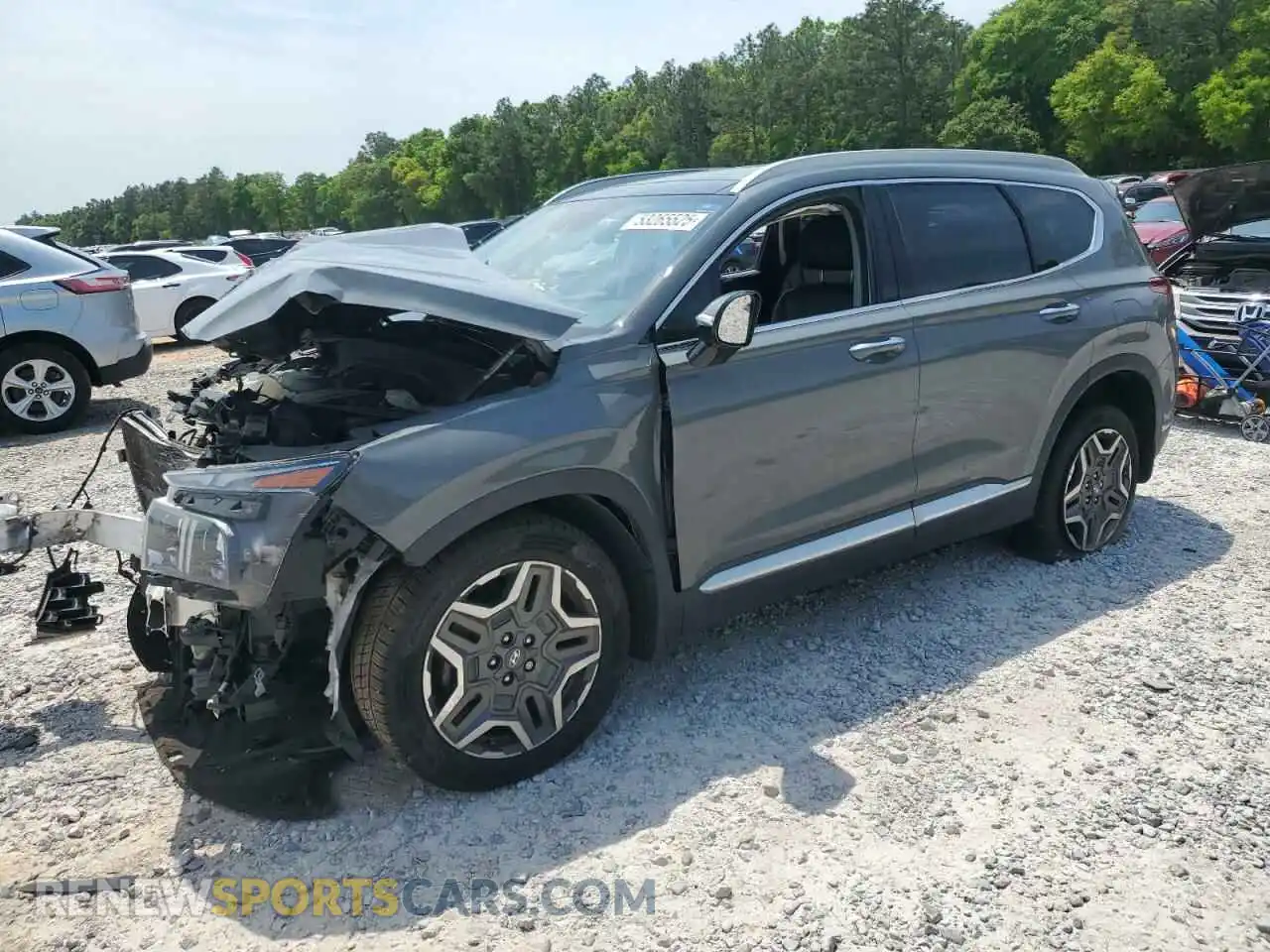 1 Photograph of a damaged car 5NMS44ALXMH323099 HYUNDAI SANTA FE 2021