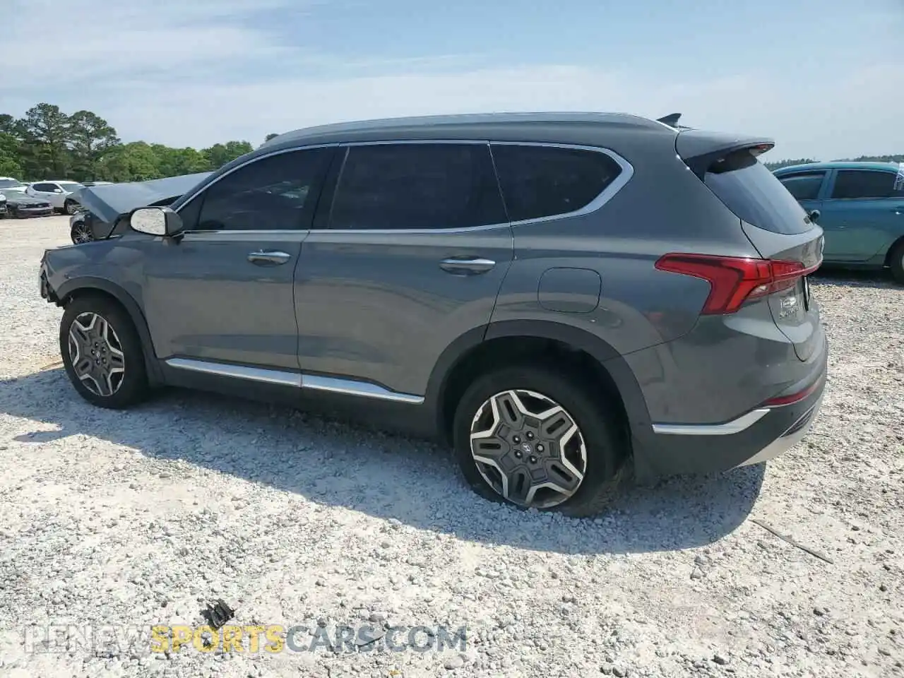 2 Photograph of a damaged car 5NMS44ALXMH323099 HYUNDAI SANTA FE 2021