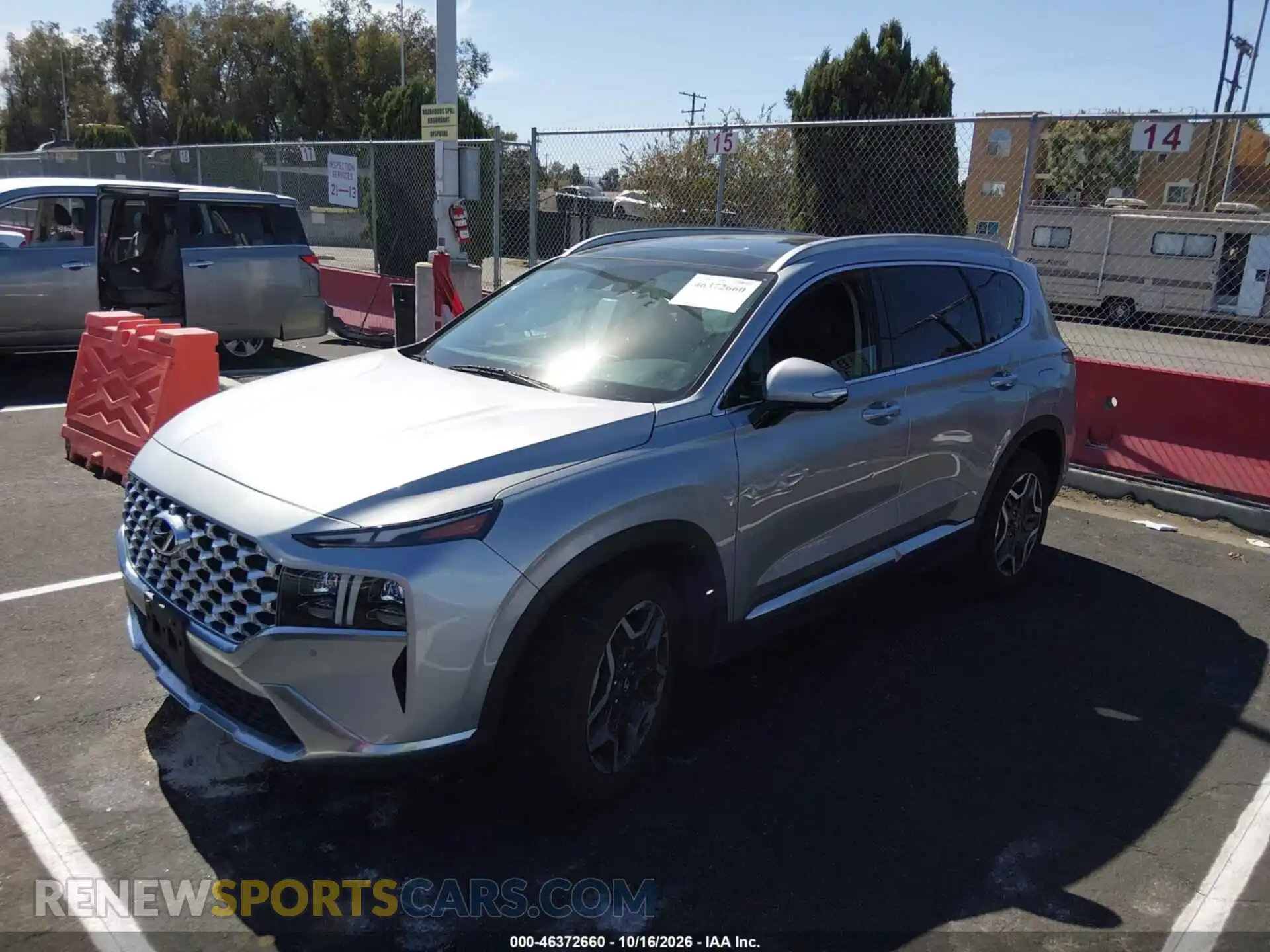 2 Photograph of a damaged car 5NMS44ALXMH325757 HYUNDAI SANTA FE 2021