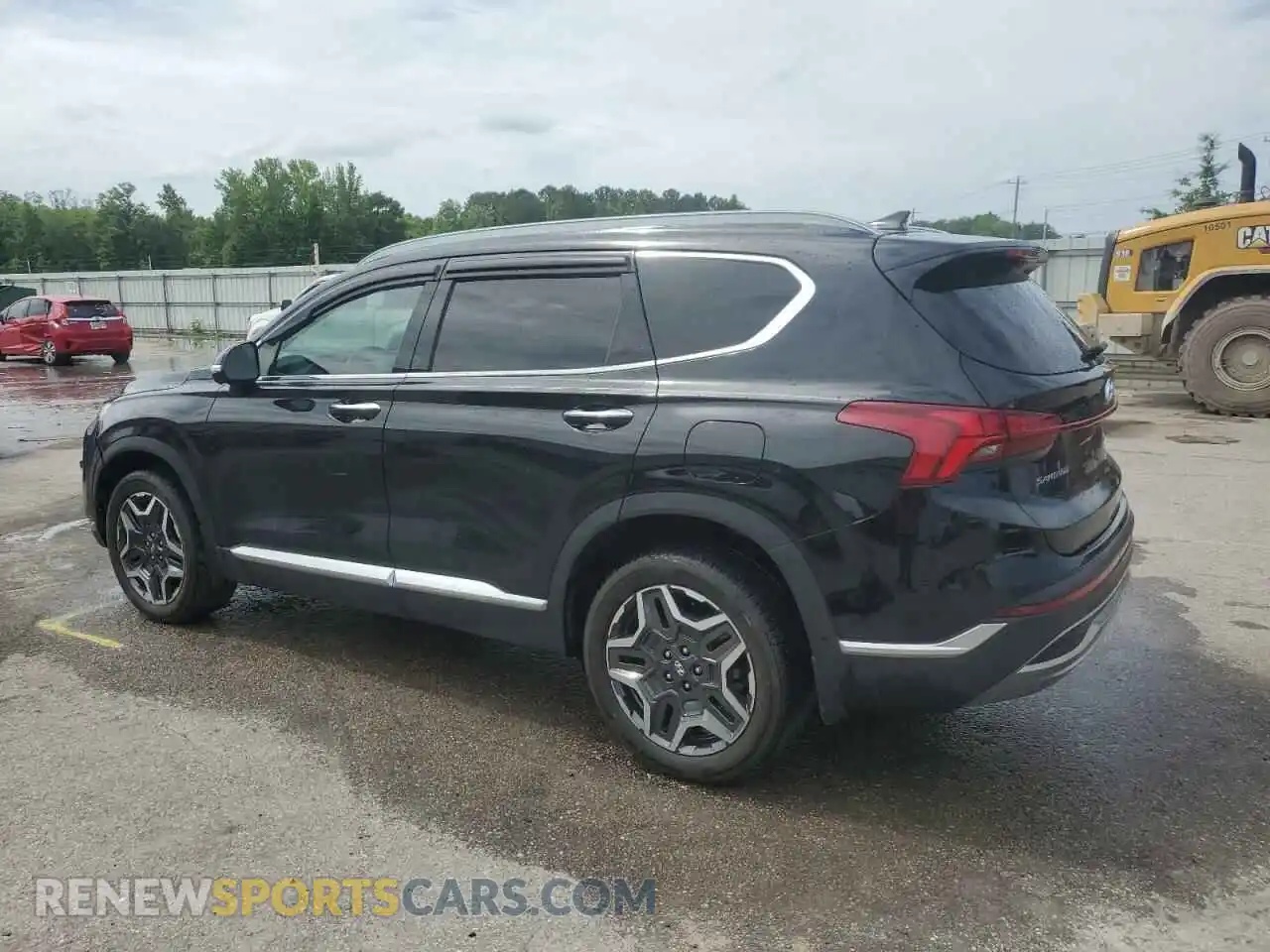 2 Photograph of a damaged car 5NMS44ALXMH335463 HYUNDAI SANTA FE 2021
