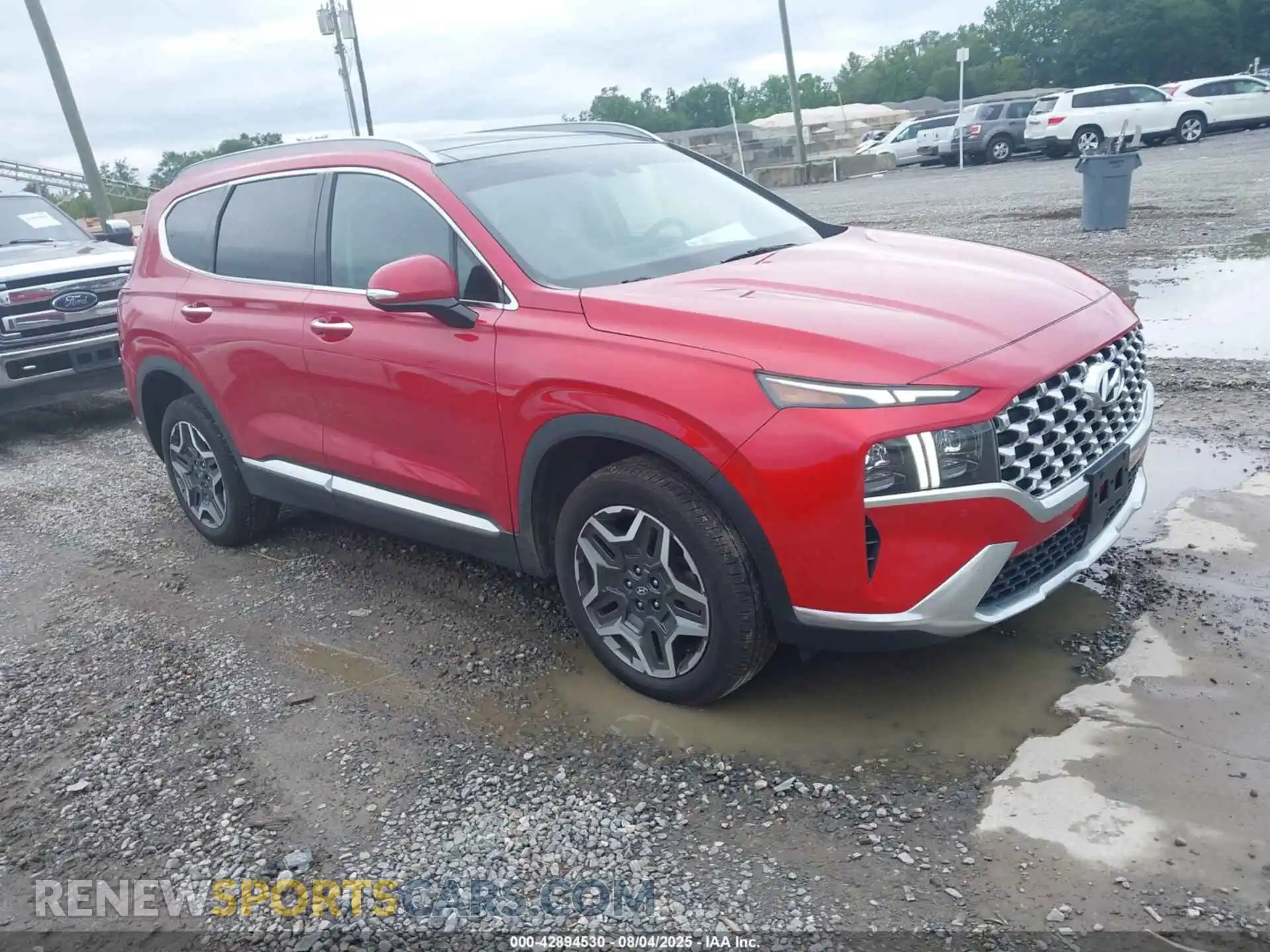 1 Photograph of a damaged car 5NMS4DAL2MH331598 HYUNDAI SANTA FE 2021