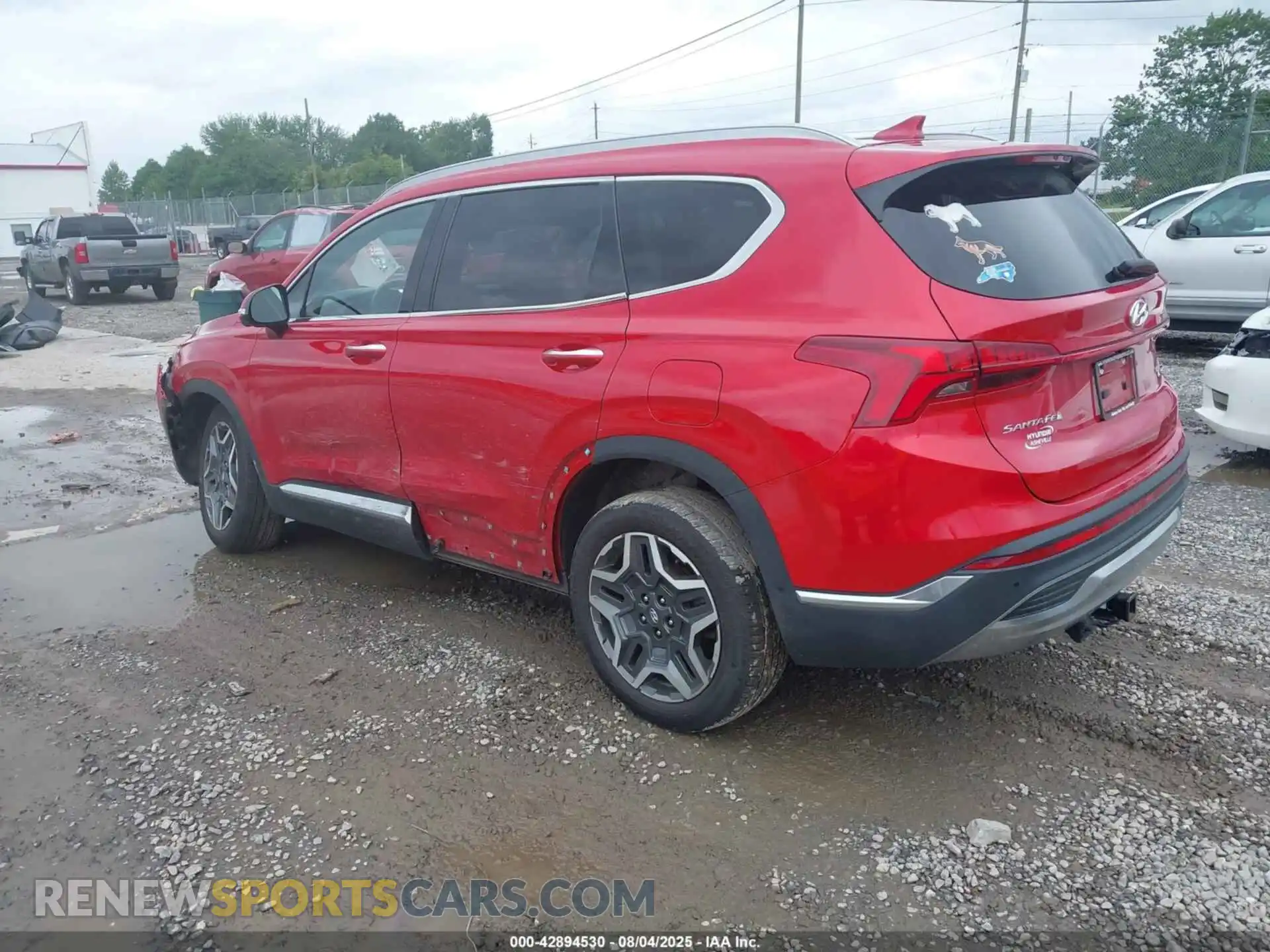 3 Photograph of a damaged car 5NMS4DAL2MH331598 HYUNDAI SANTA FE 2021