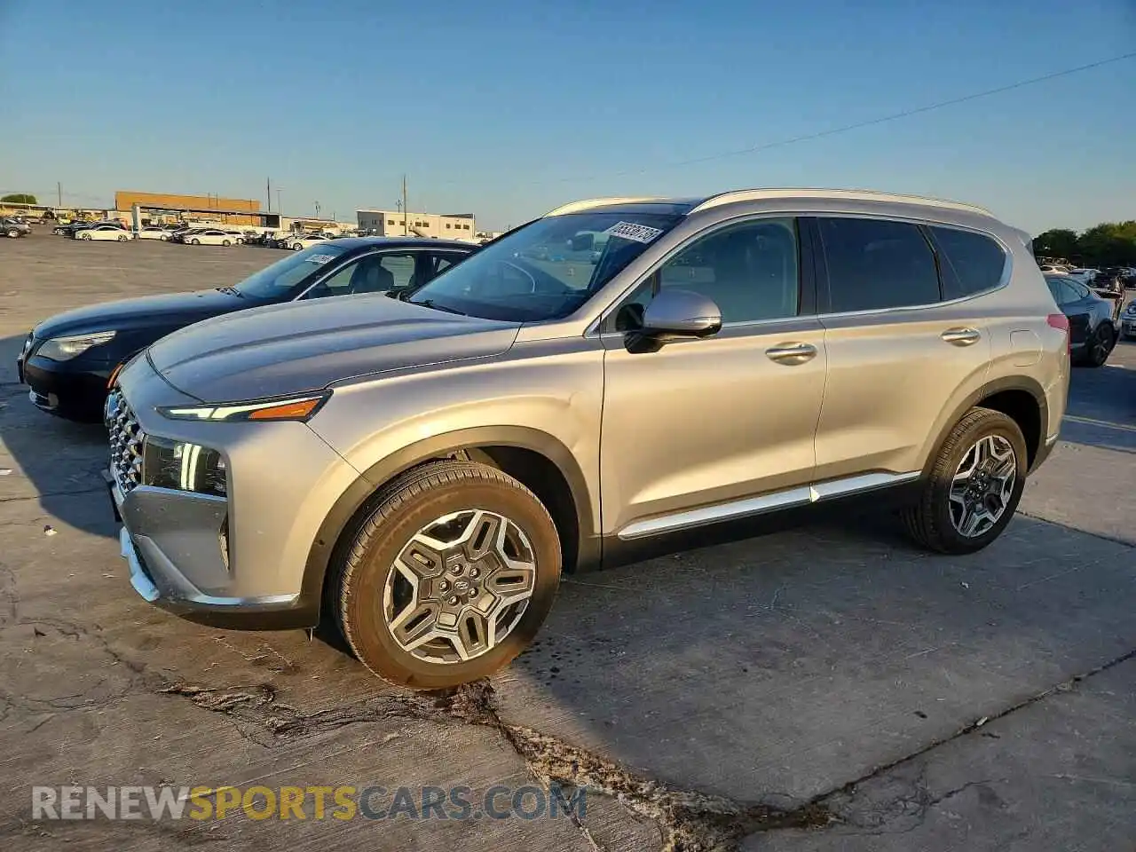 1 Photograph of a damaged car 5NMS4DAL2MH341547 HYUNDAI SANTA FE 2021