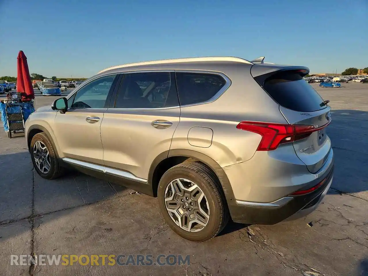2 Photograph of a damaged car 5NMS4DAL2MH341547 HYUNDAI SANTA FE 2021