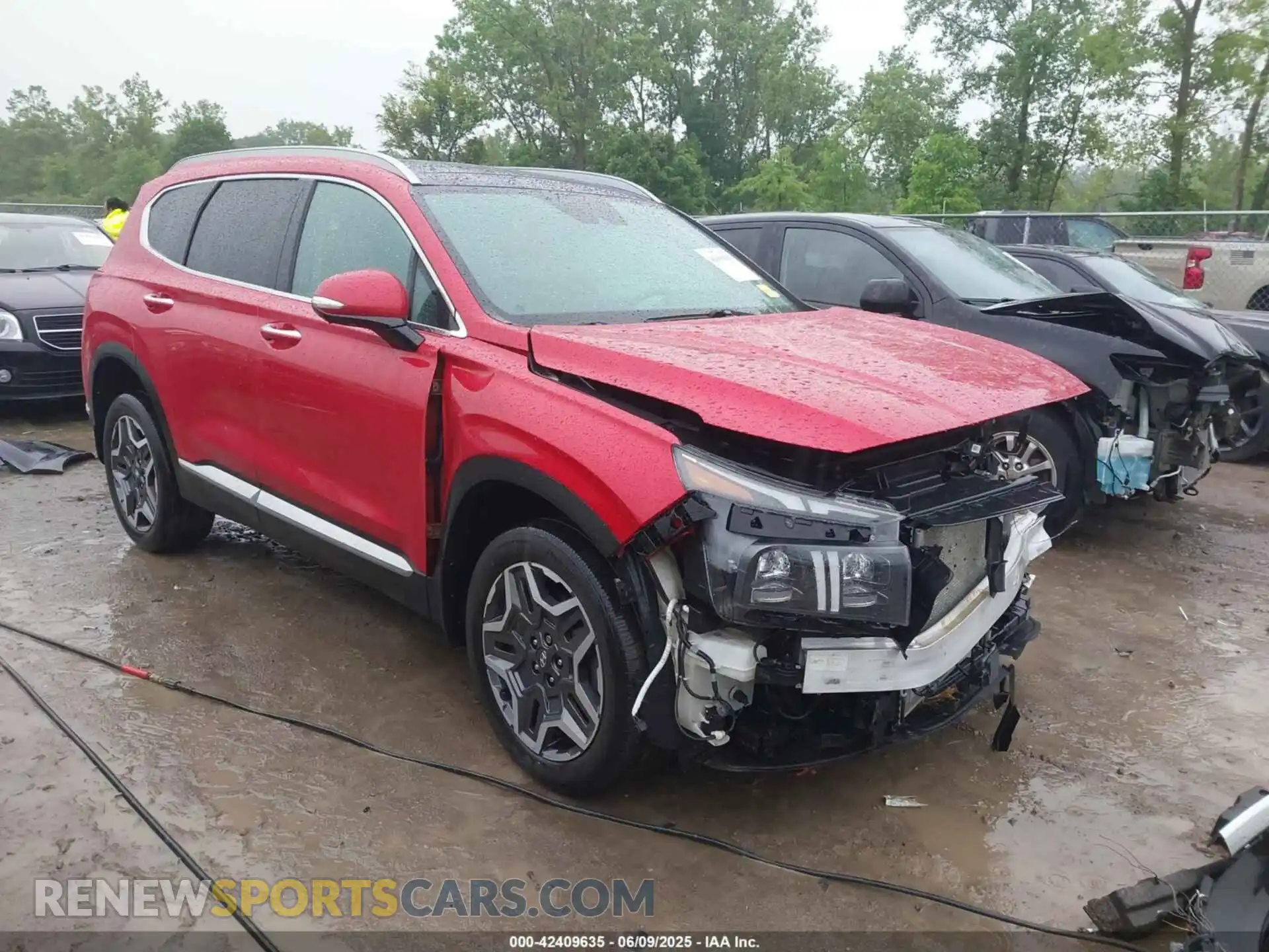 1 Photograph of a damaged car 5NMS4DAL2MH343394 HYUNDAI SANTA FE 2021