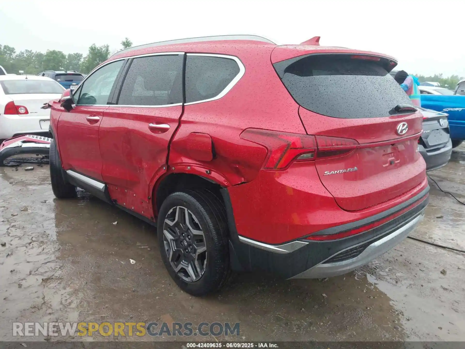 3 Photograph of a damaged car 5NMS4DAL2MH343394 HYUNDAI SANTA FE 2021