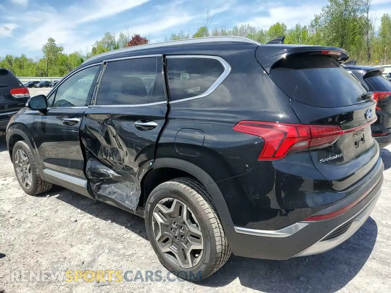 2 fotografías del automóvil dañado 5NMS4DAL3MH354176 HYUNDAI SANTA FE 2021