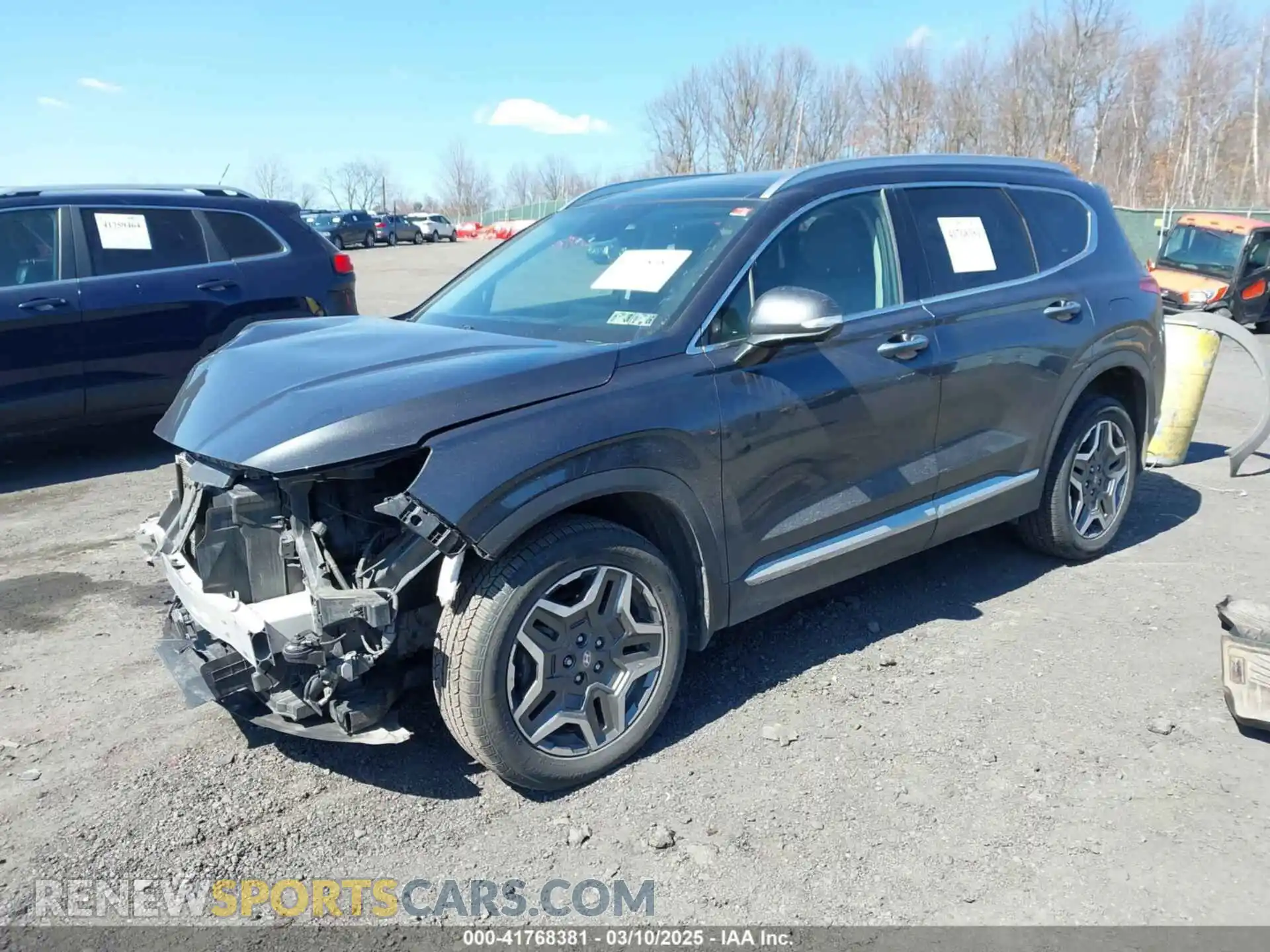 2 Photograph of a damaged car 5NMS4DAL3MH370281 HYUNDAI SANTA FE 2021