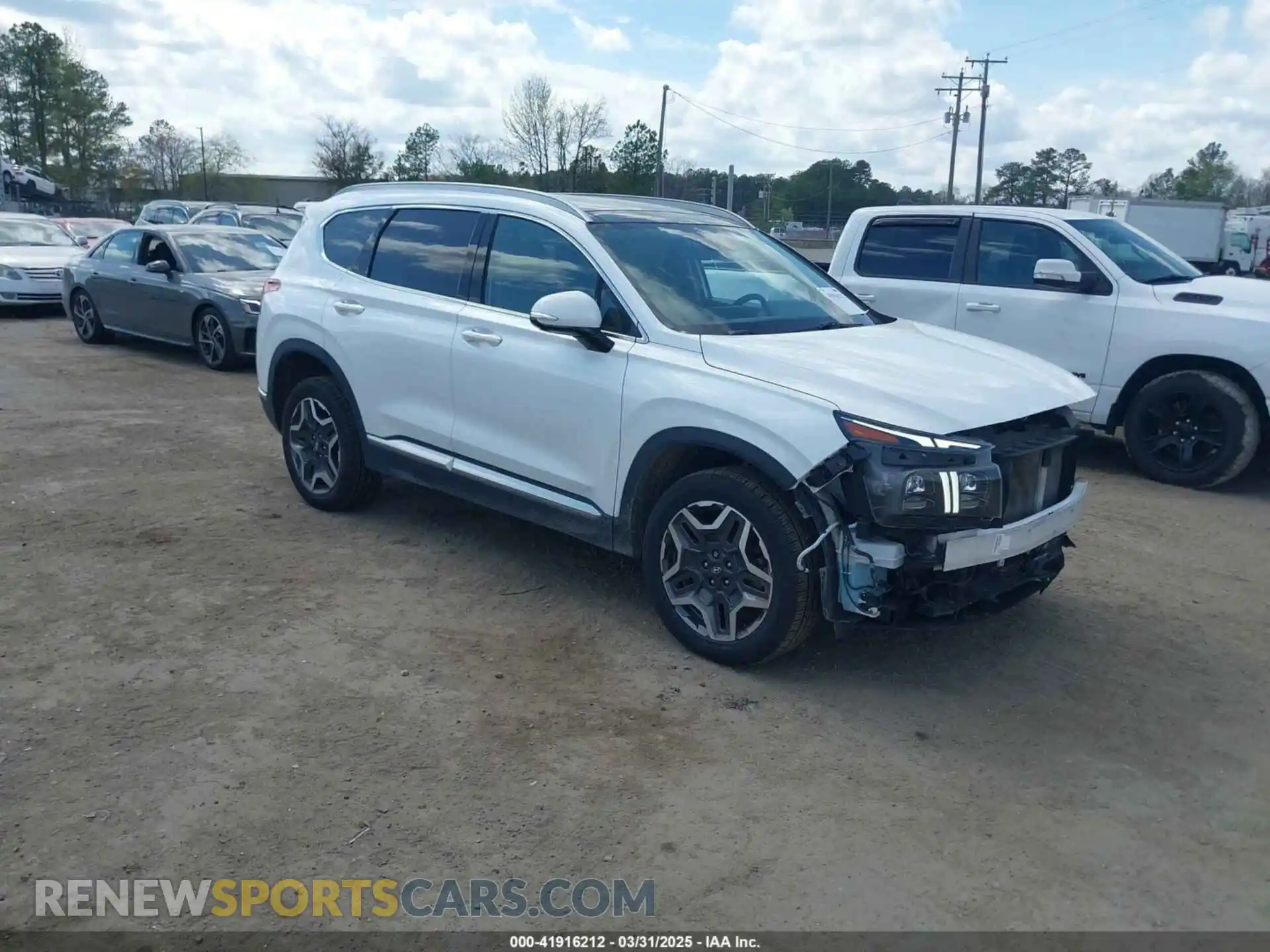 1 Photograph of a damaged car 5NMS4DAL4MH355305 HYUNDAI SANTA FE 2021
