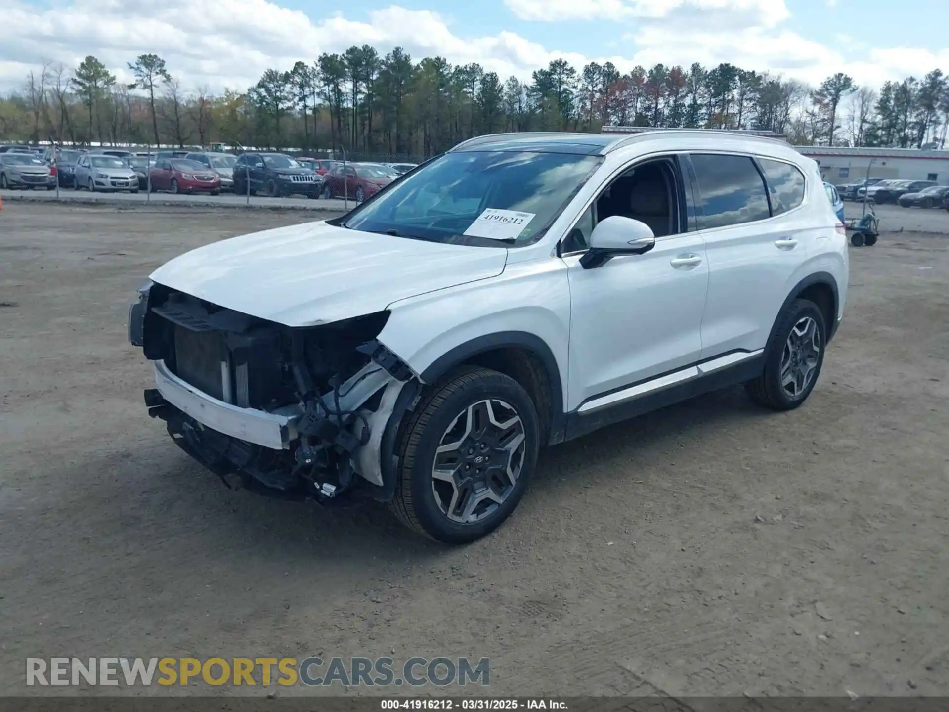 2 Photograph of a damaged car 5NMS4DAL4MH355305 HYUNDAI SANTA FE 2021