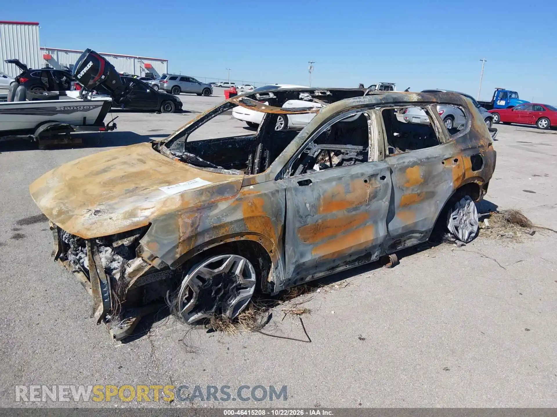 2 Photograph of a damaged car 5NMS4DAL4MH356261 HYUNDAI SANTA FE 2021