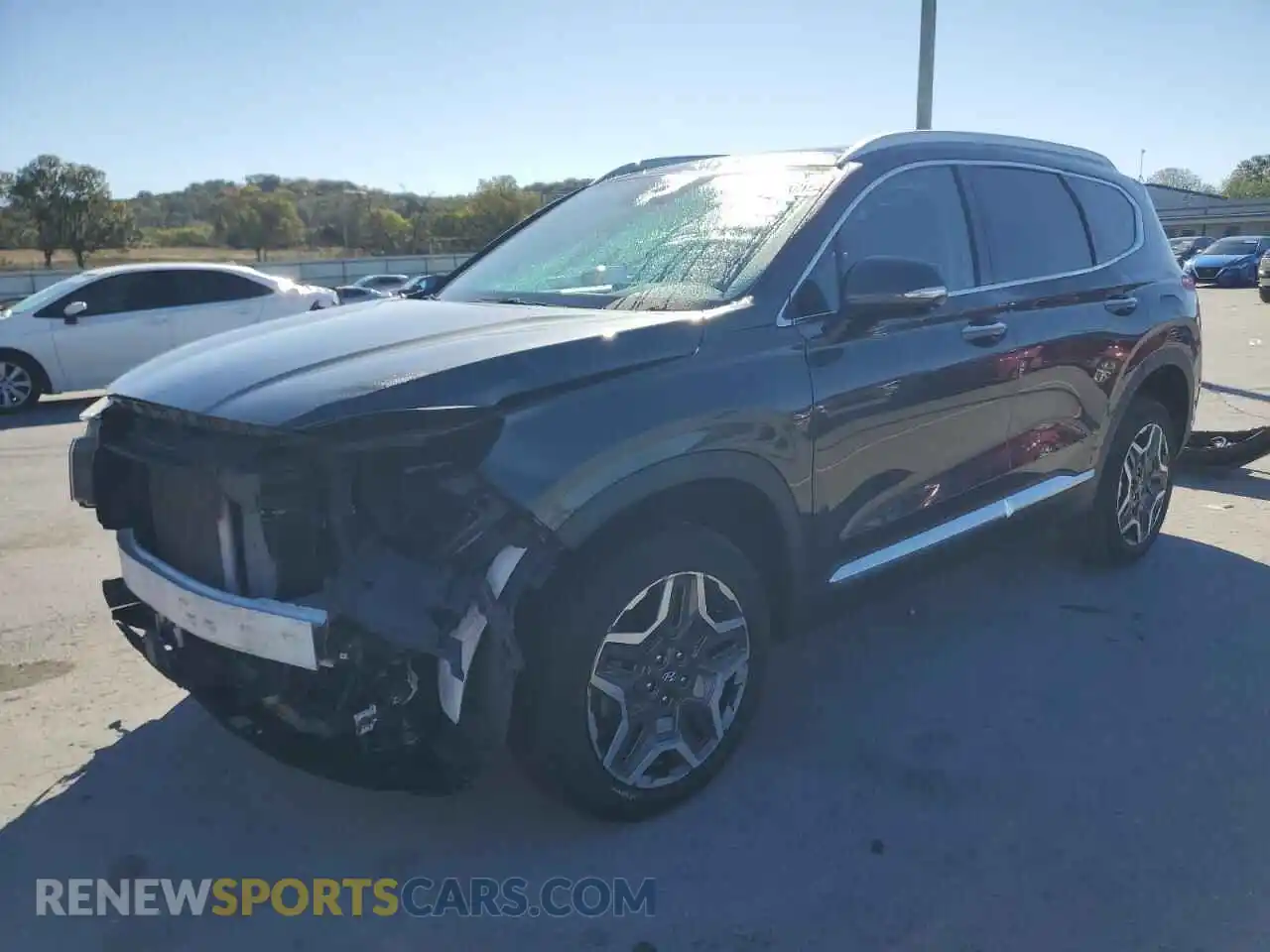 1 Photograph of a damaged car 5NMS4DAL6MH342720 HYUNDAI SANTA FE 2021