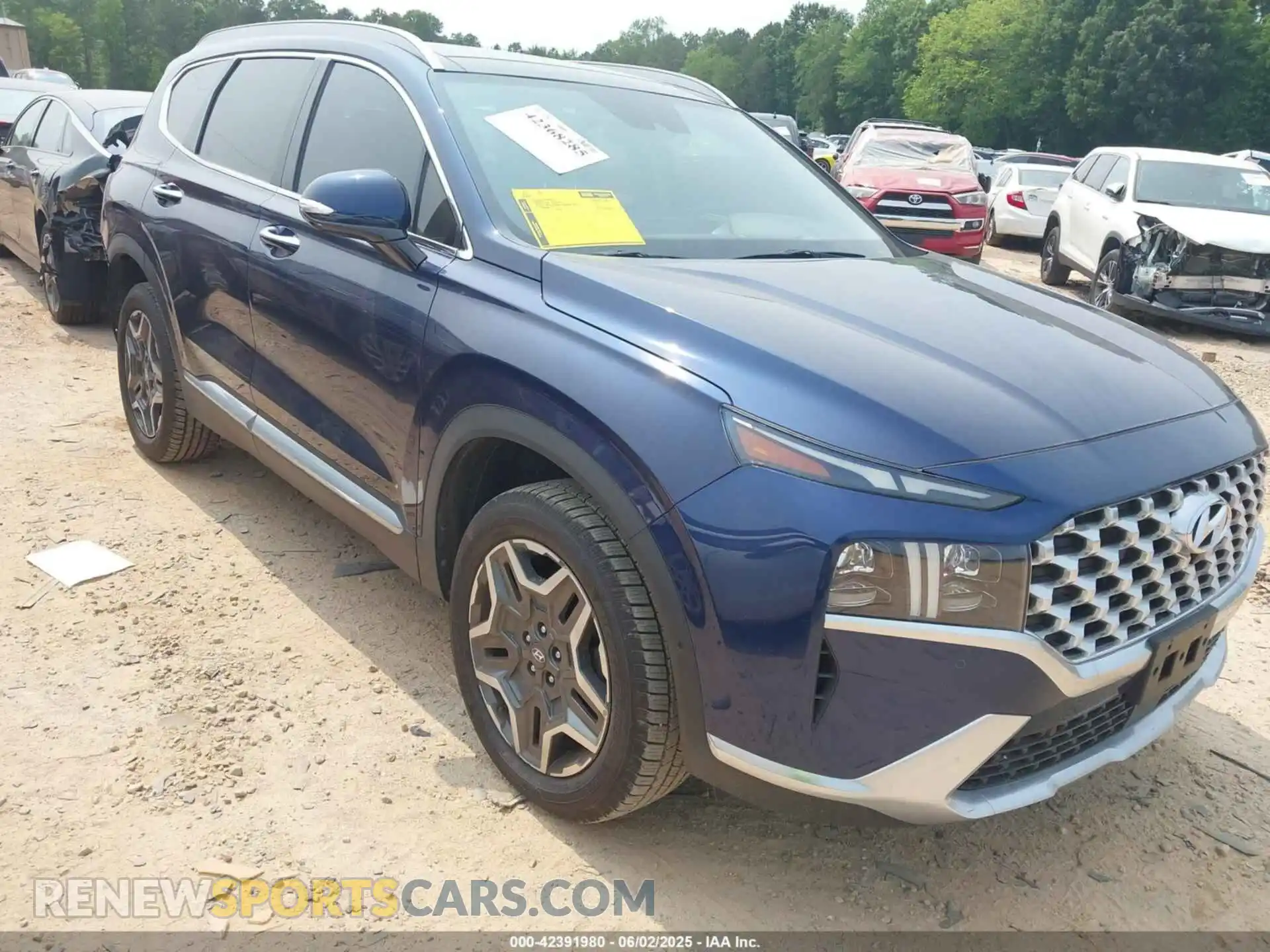 1 Photograph of a damaged car 5NMS4DAL7MH354469 HYUNDAI SANTA FE 2021