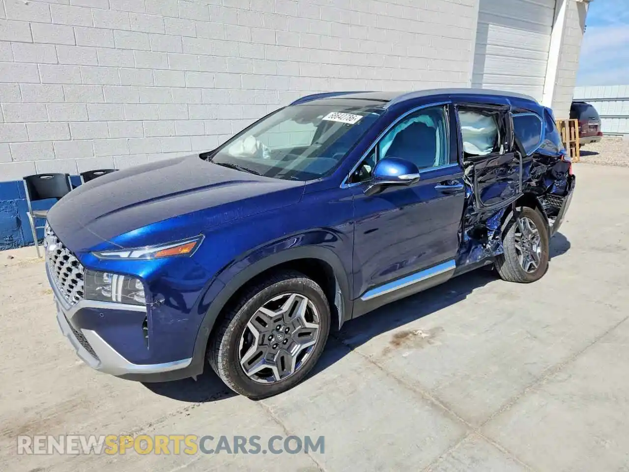 1 fotografías del automóvil dañado 5NMS4DAL8MH342945 HYUNDAI SANTA FE 2021