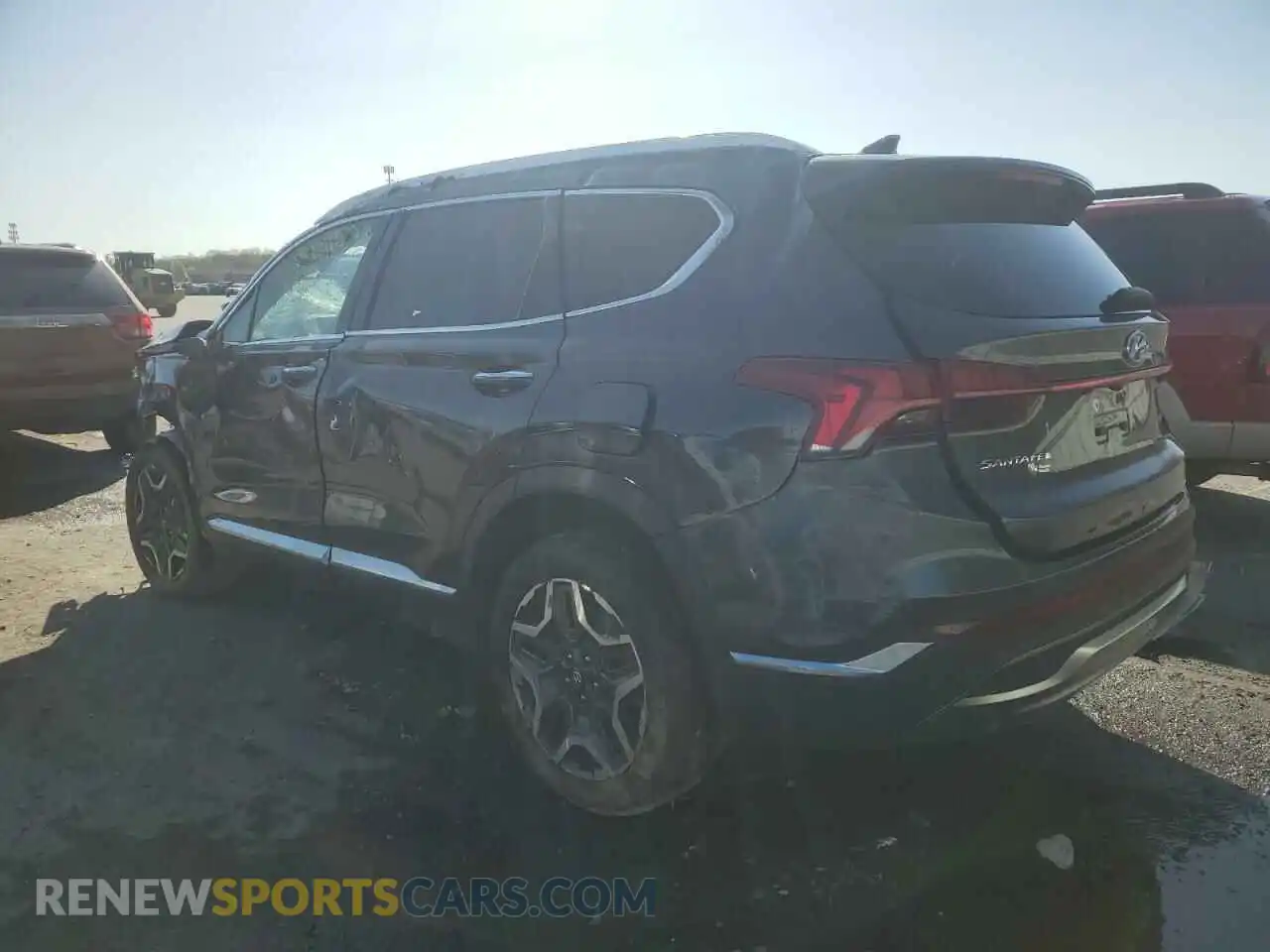 2 Photograph of a damaged car 5NMS4DAL8MH350592 HYUNDAI SANTA FE 2021