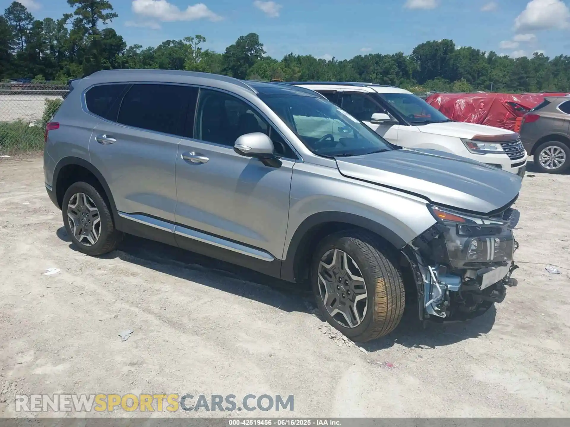 1 Photograph of a damaged car 5NMS4DAL8MH356537 HYUNDAI SANTA FE 2021