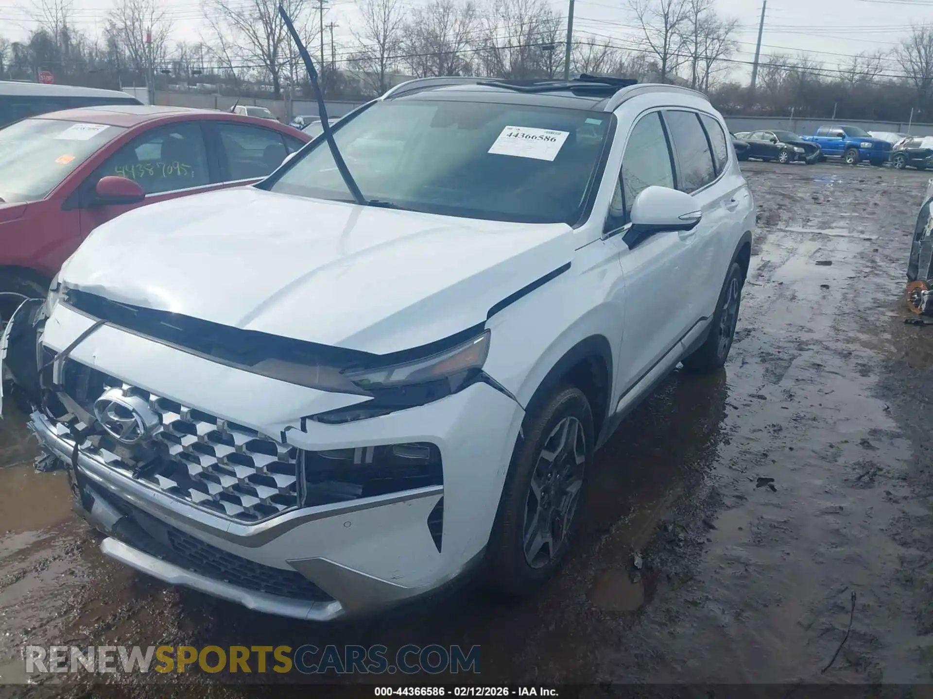2 Photograph of a damaged car 5NMS4DAL9MH341383 HYUNDAI SANTA FE 2021