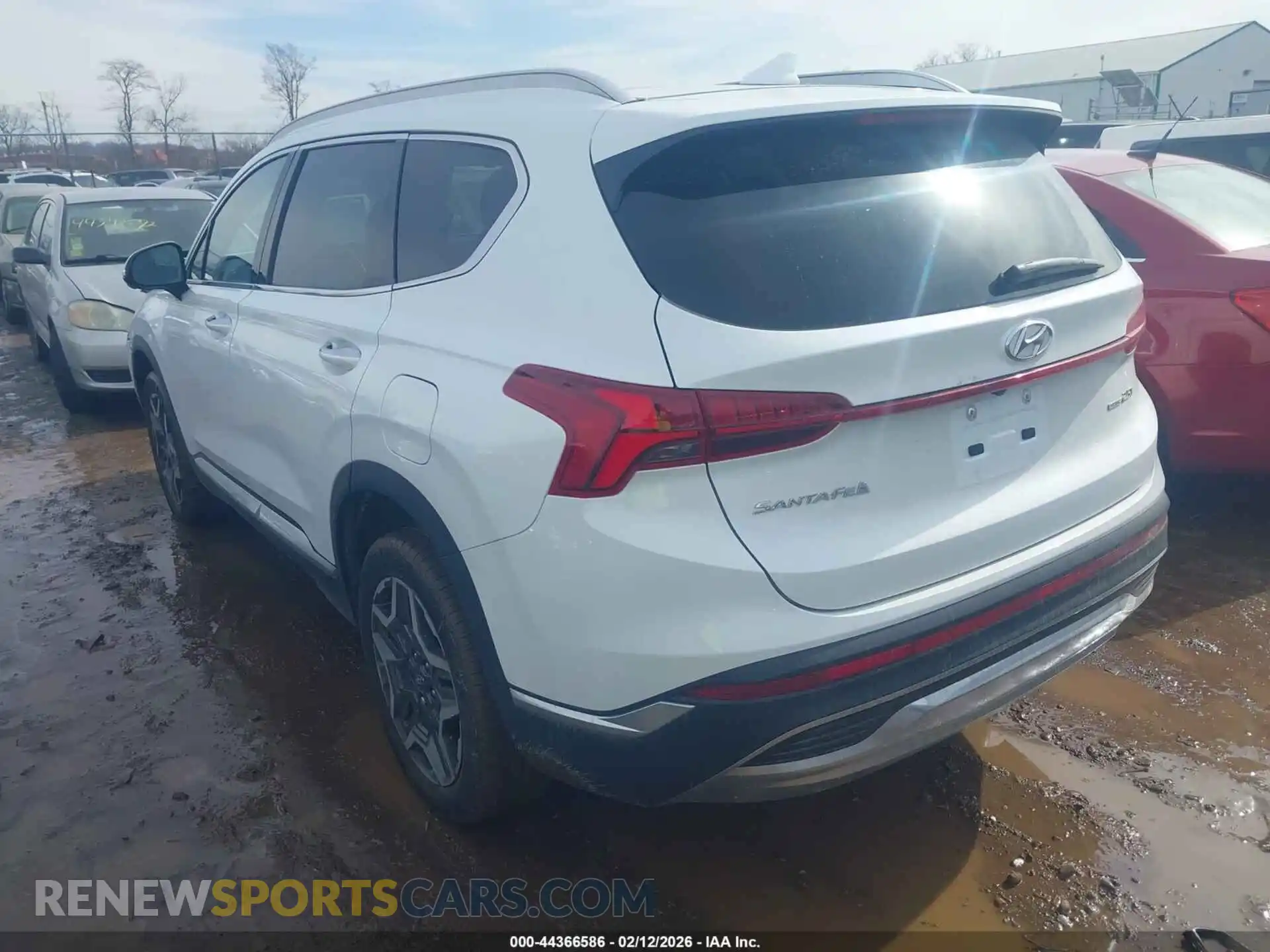 3 Photograph of a damaged car 5NMS4DAL9MH341383 HYUNDAI SANTA FE 2021
