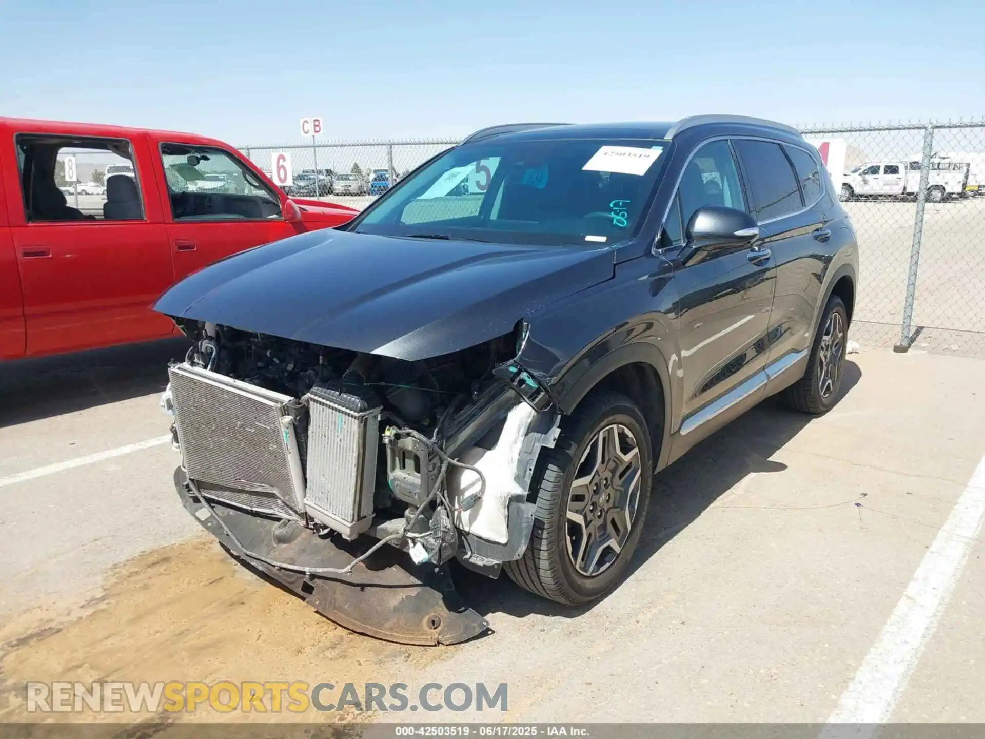 2 fotografías del automóvil dañado 5NMS4DALXMH343322 HYUNDAI SANTA FE 2021