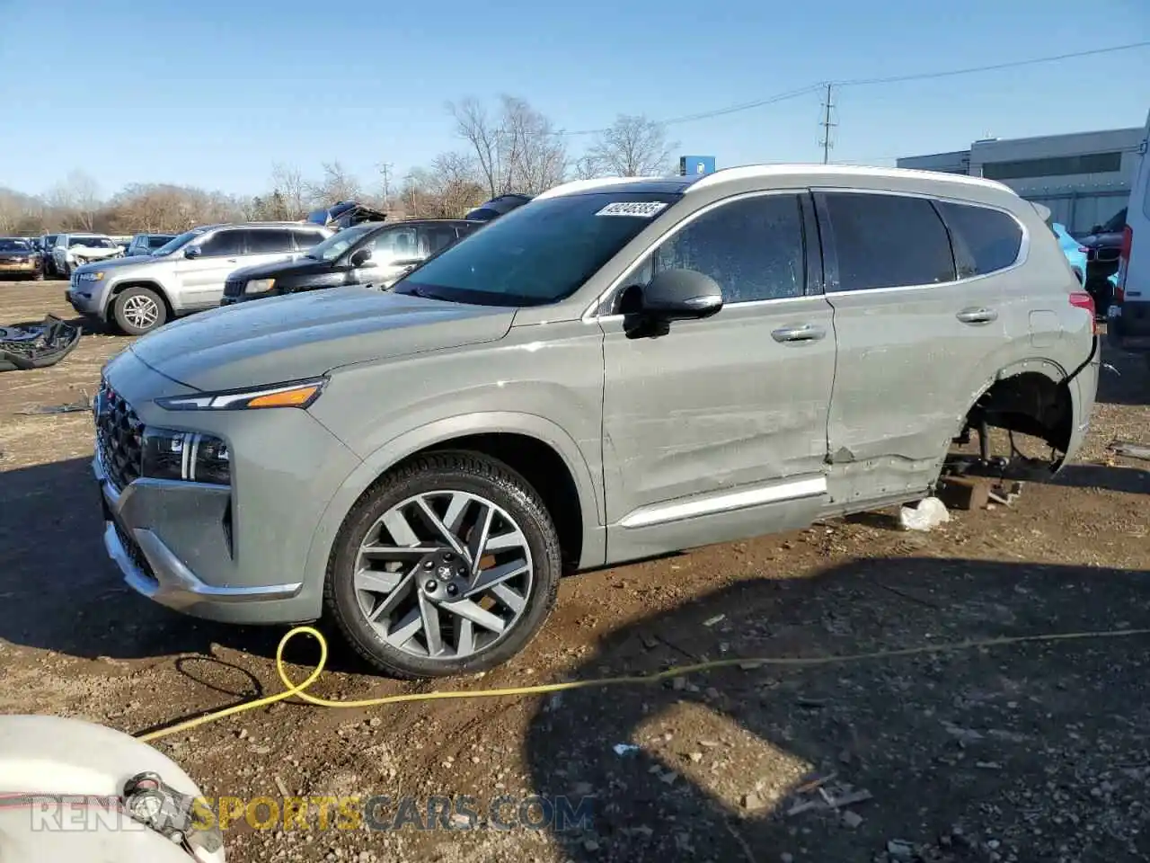 1 Photograph of a damaged car 5NMS5DAL2MH356272 HYUNDAI SANTA FE 2021