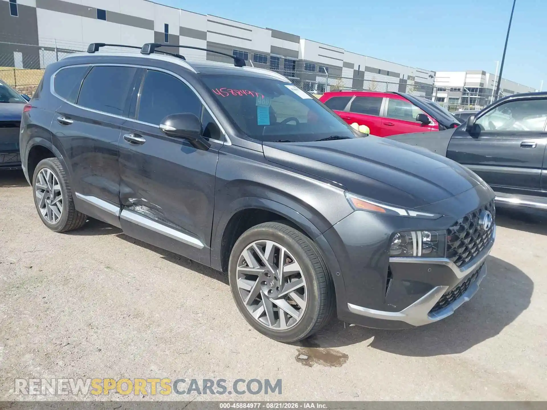 1 Photograph of a damaged car 5NMS5DAL2MH363996 HYUNDAI SANTA FE 2021