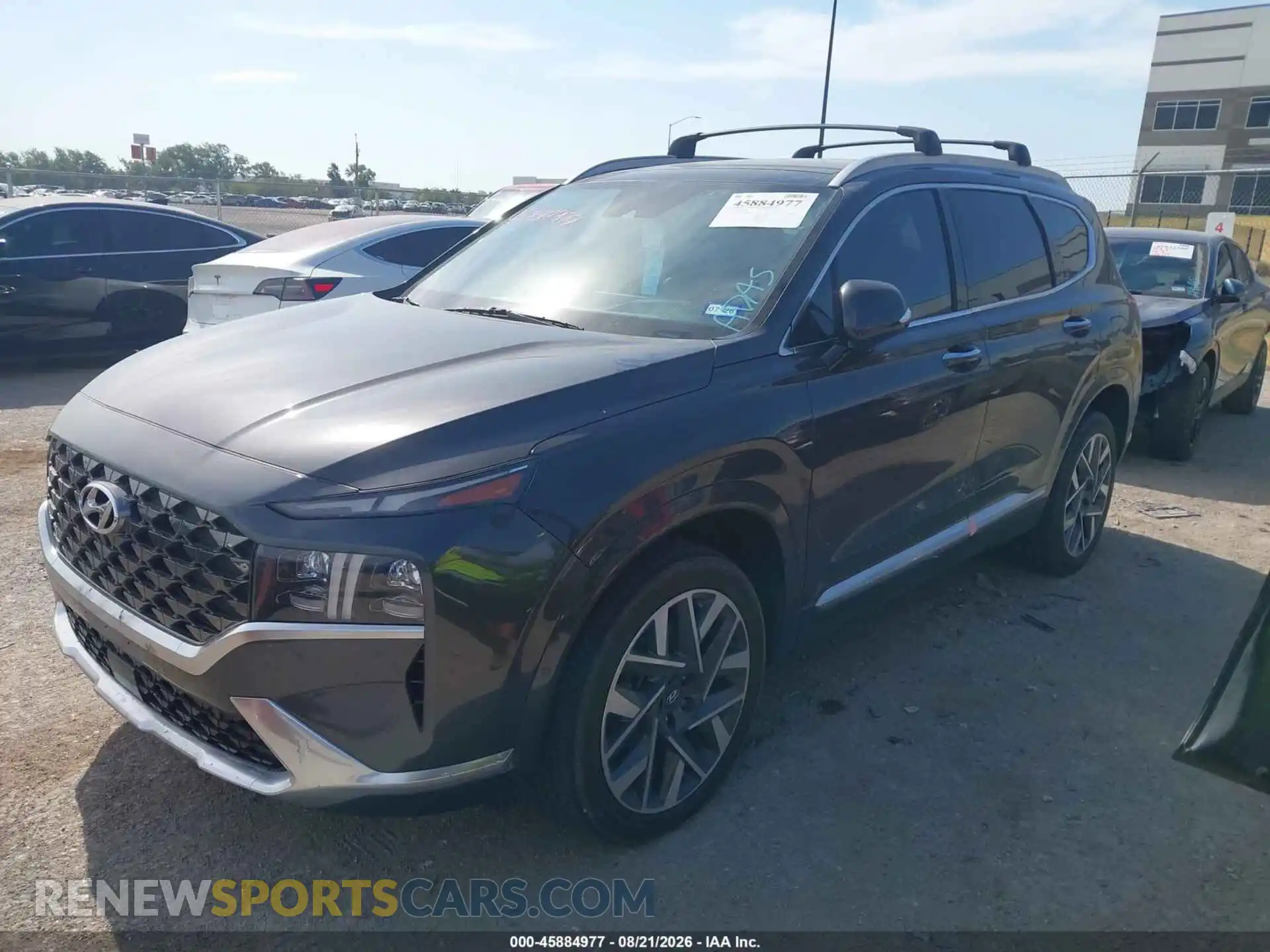 2 Photograph of a damaged car 5NMS5DAL2MH363996 HYUNDAI SANTA FE 2021