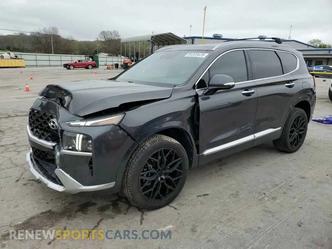 1 Photograph of a damaged car 5NMS5DAL4MH365037 HYUNDAI SANTA FE 2021